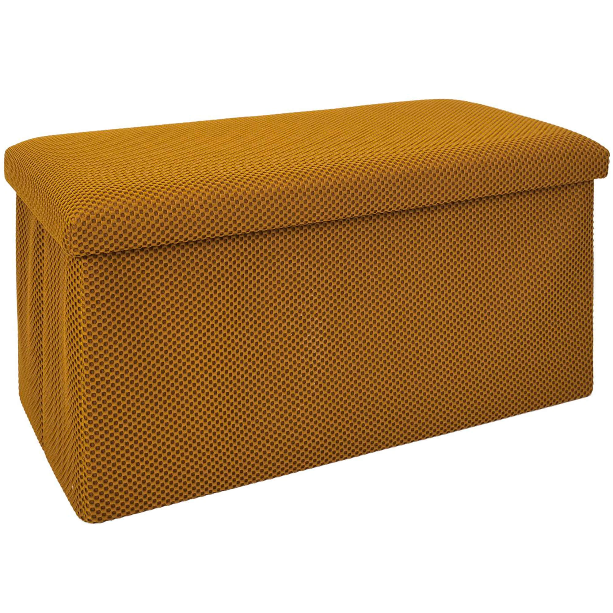 Banqueta-dobravel-ATOM-com-arrumacao-Amarelo-Mostarda