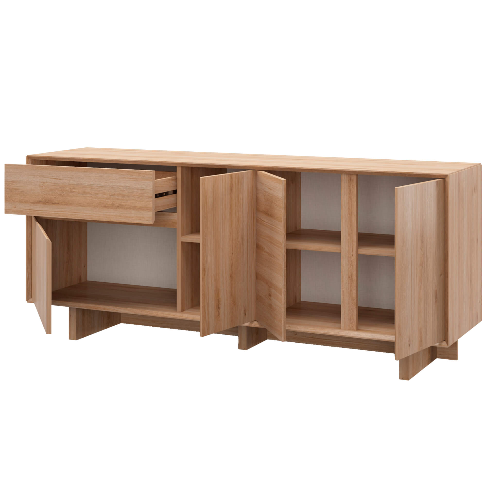 Aparador-CAPRI-com-4-portas-e-1-gaveta---Carvalho