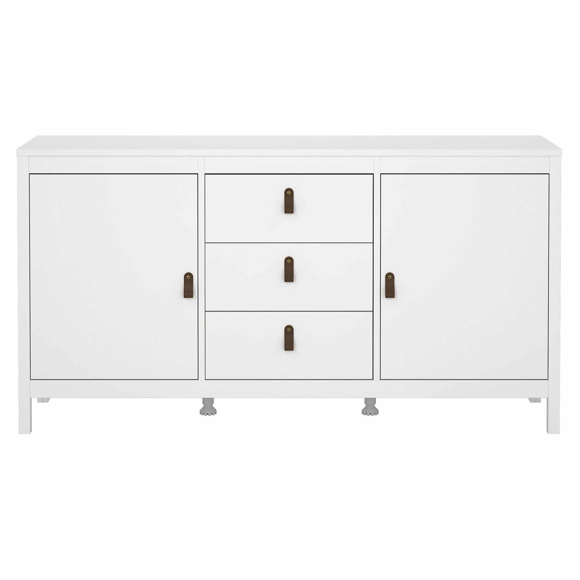 Aparador-AREEIRO-com-2-portas-e-3-gavetas---Branco