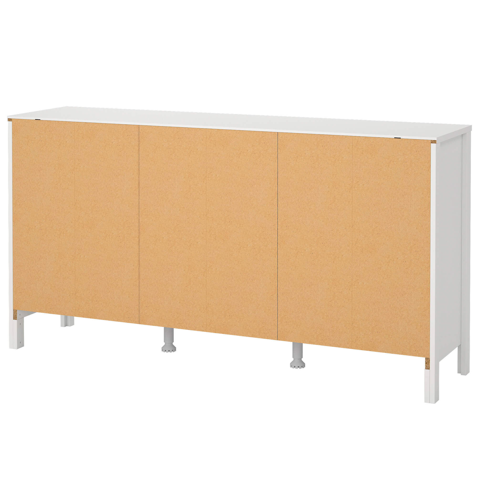 Aparador-AREEIRO-com-2-portas-e-3-gavetas---Branco