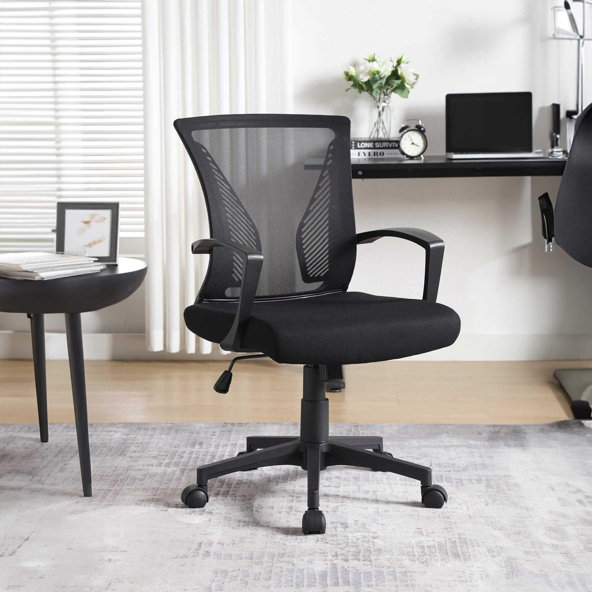 Cadeira-de-escritorio-BENNY-reclinavel-Preto