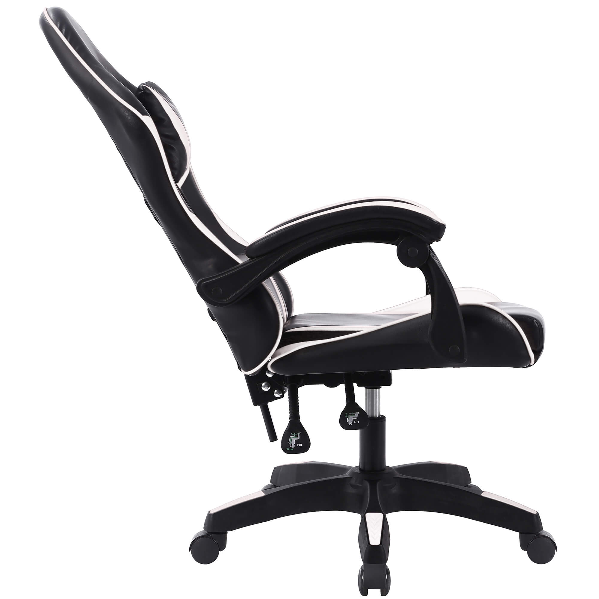 Cadeira-de-escritorio-GAMER-II---Preto-e-Branco