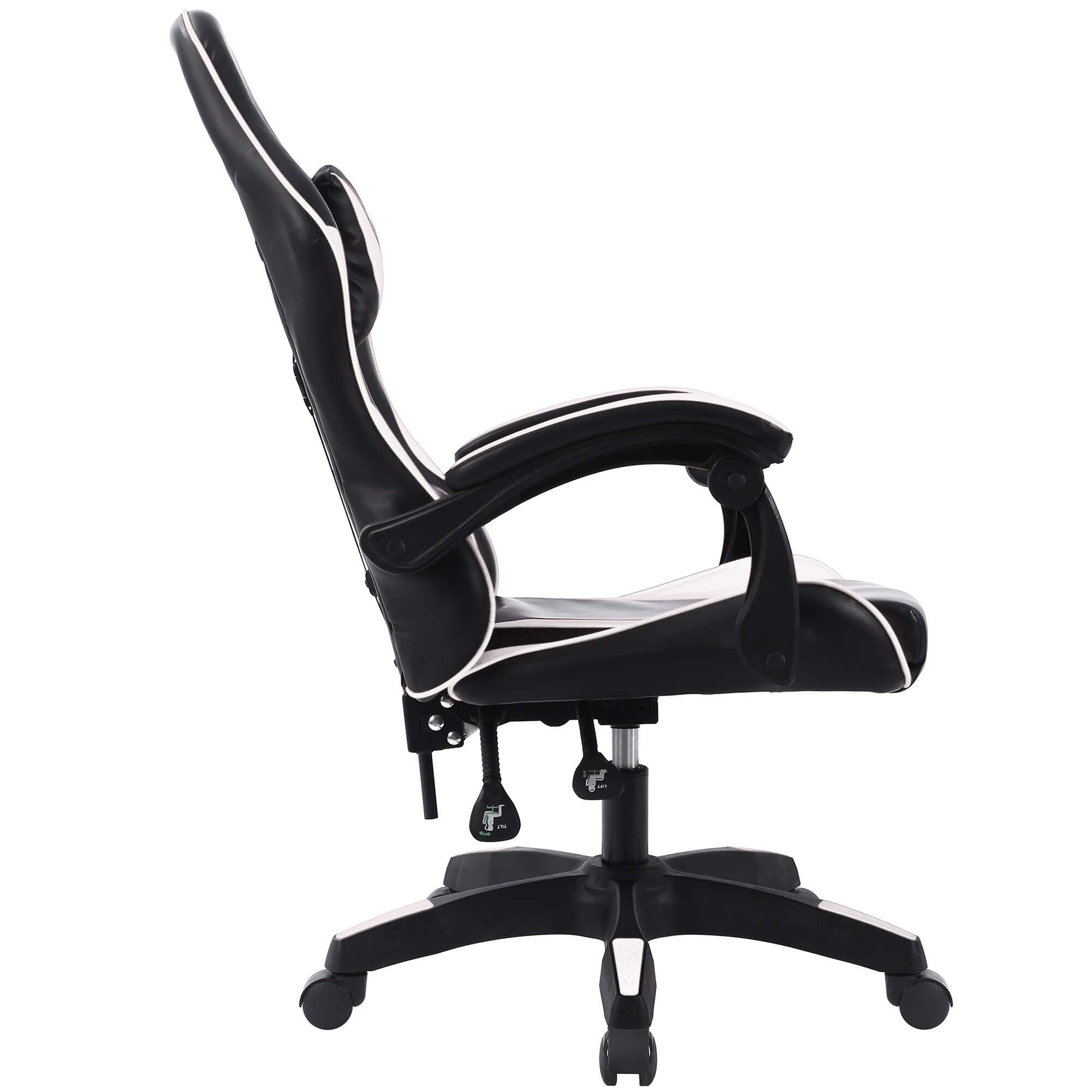 Cadeira-de-escritorio-GAMER-II---Preto-e-Branco