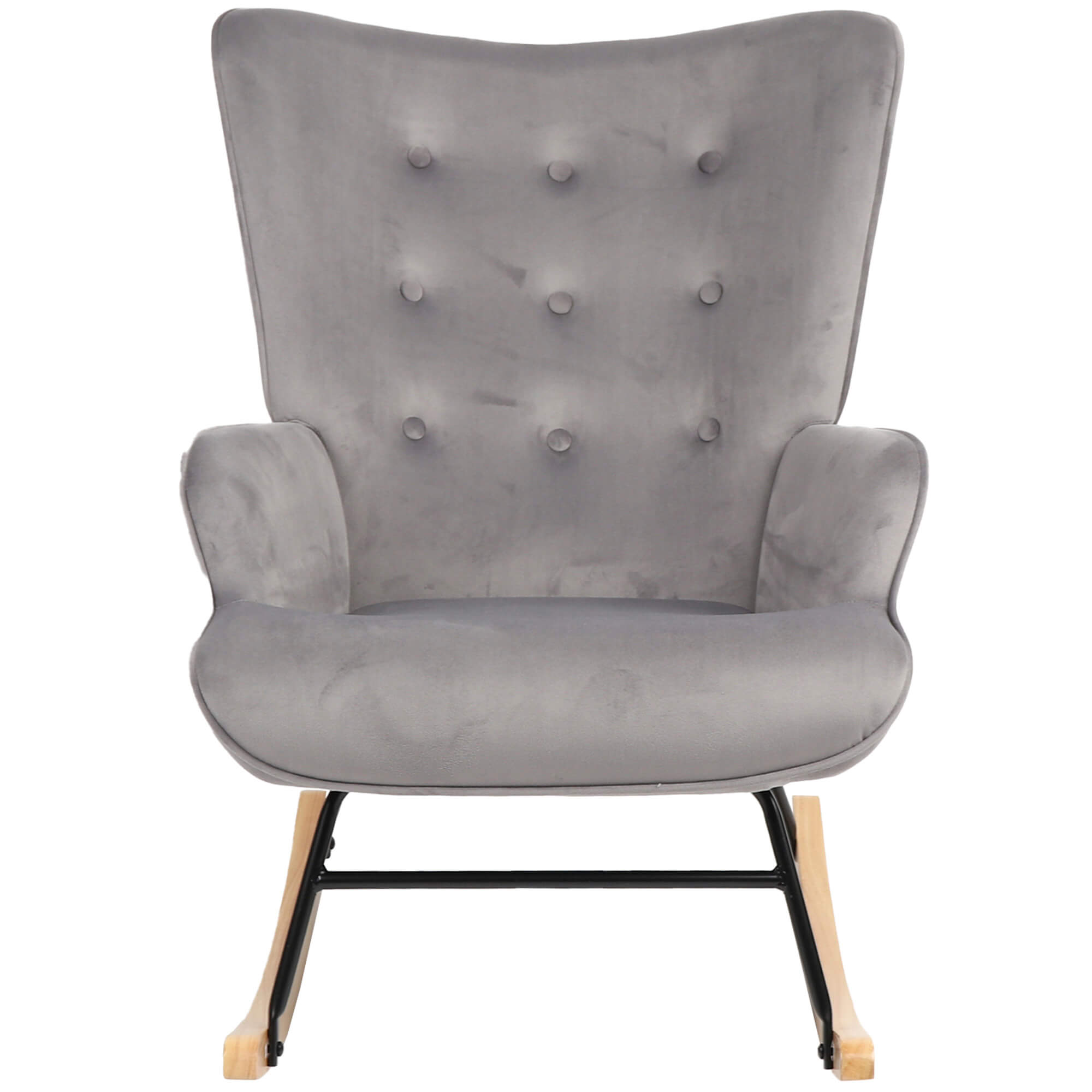 Cadeirao-de-baloico-CHIKO-Cinzento--Veludo-