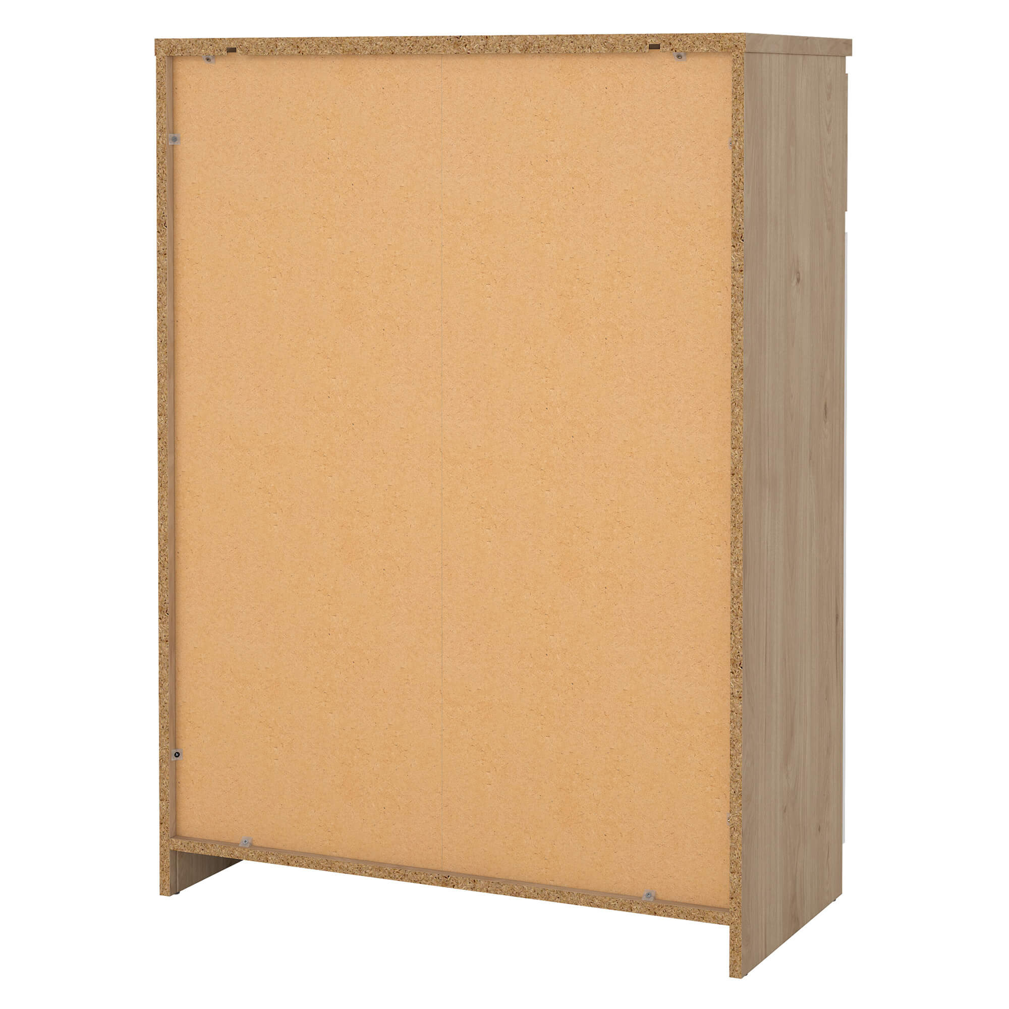 Sapateira-NEW-MATRIX-com-2-portas-e-1-gaveta---Carvalho-e-Branco