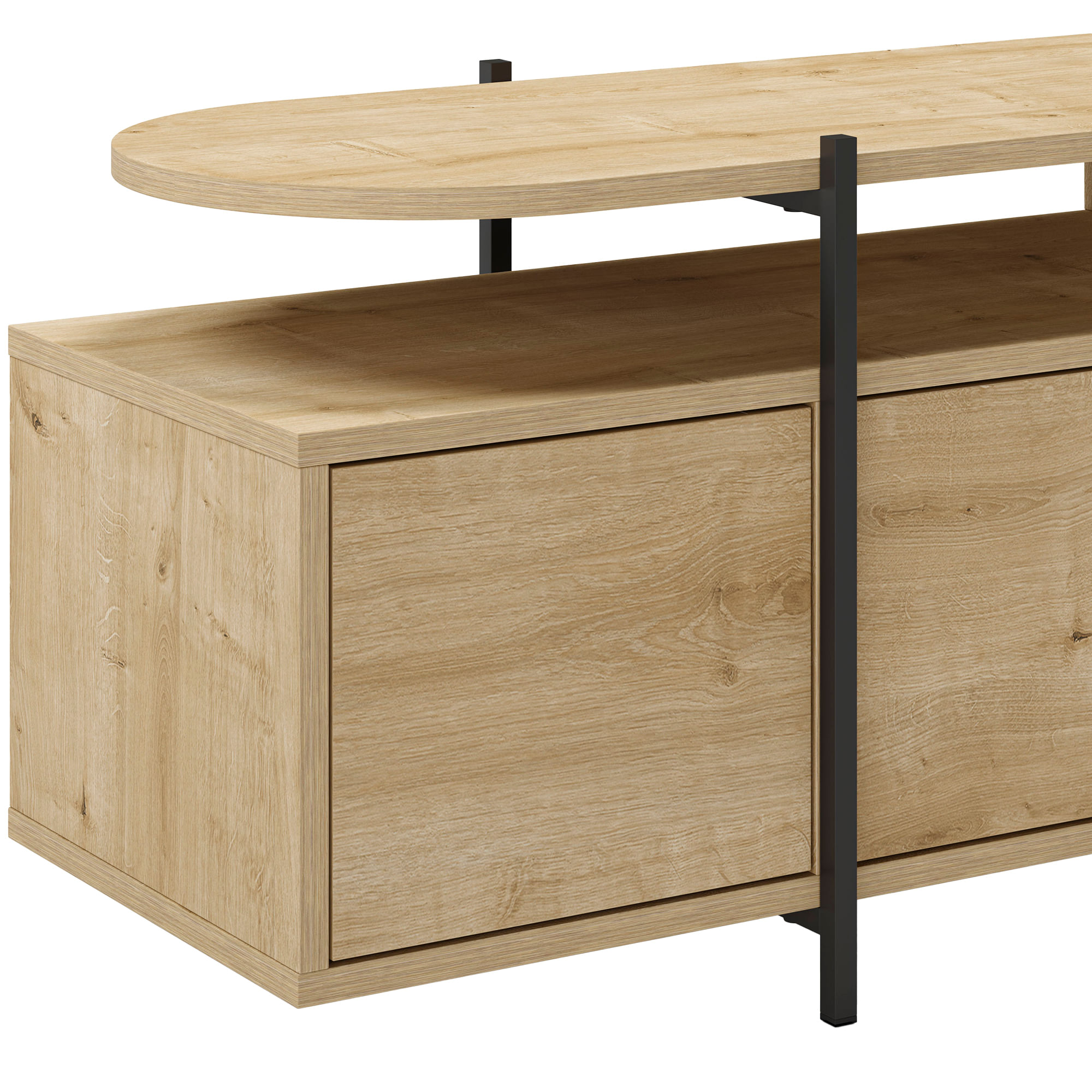 Movel-TV-HINOA-com-4-portas---Carvalho