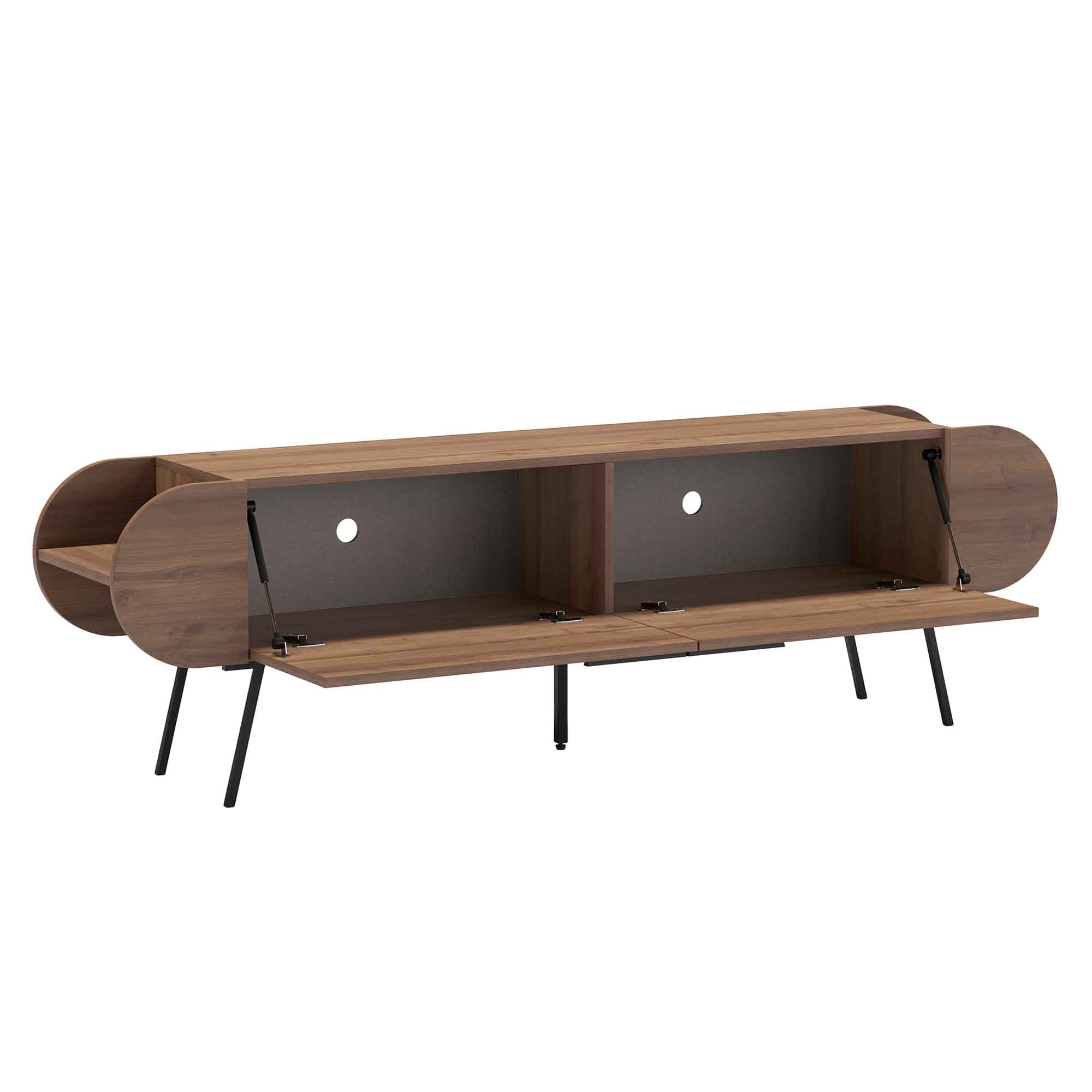 Movel-TV-SALUSO-com-2-portas---Nogal