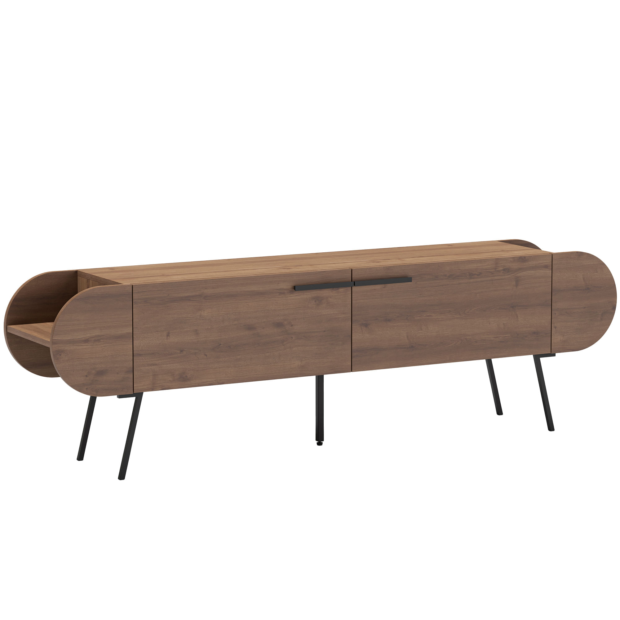 Movel-TV-SALUSO-com-2-portas---Nogal