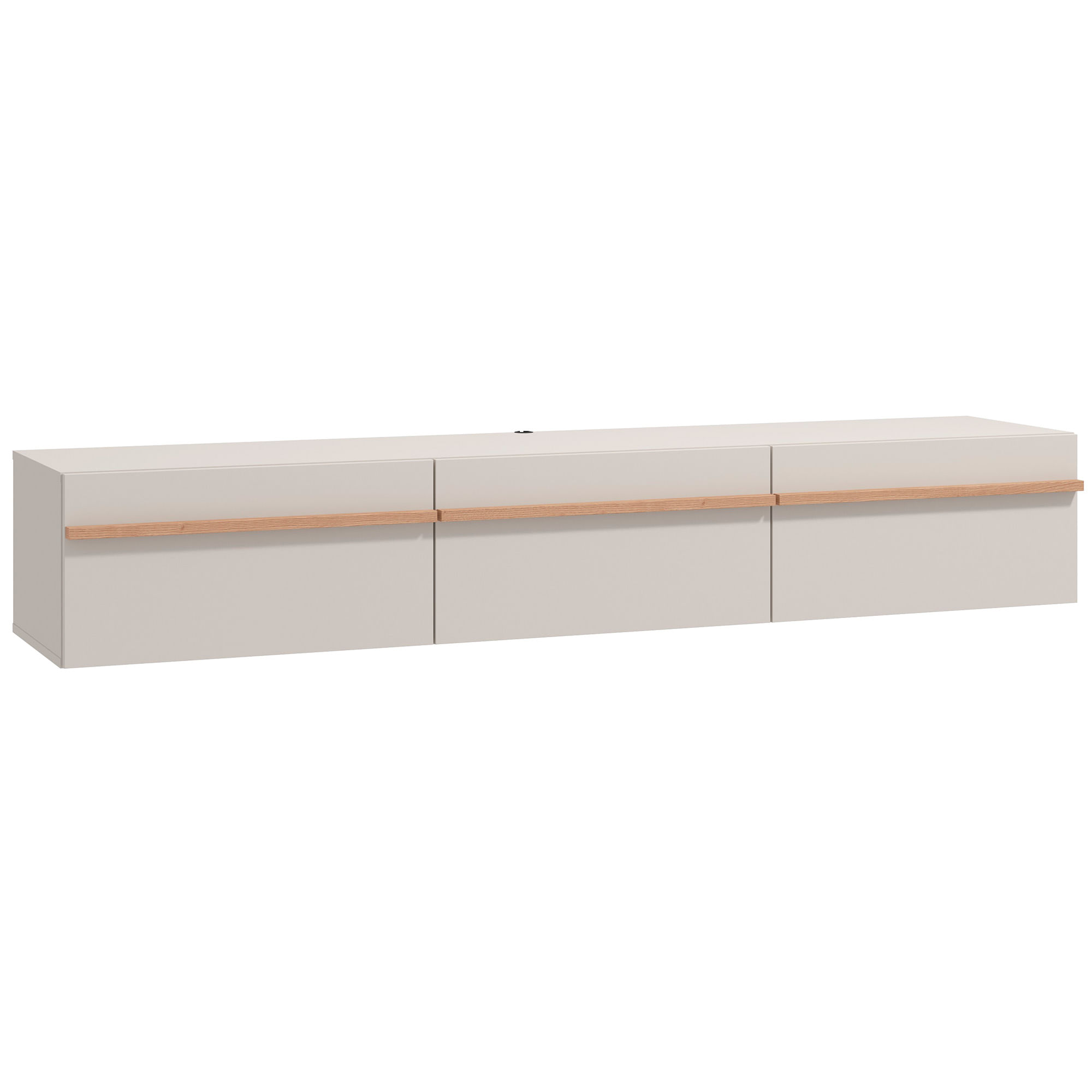 Movel-TV-suspenso-ARLES-l-com-3-portas---Carvalho-Artesanato-e-Caxemira-190-cm