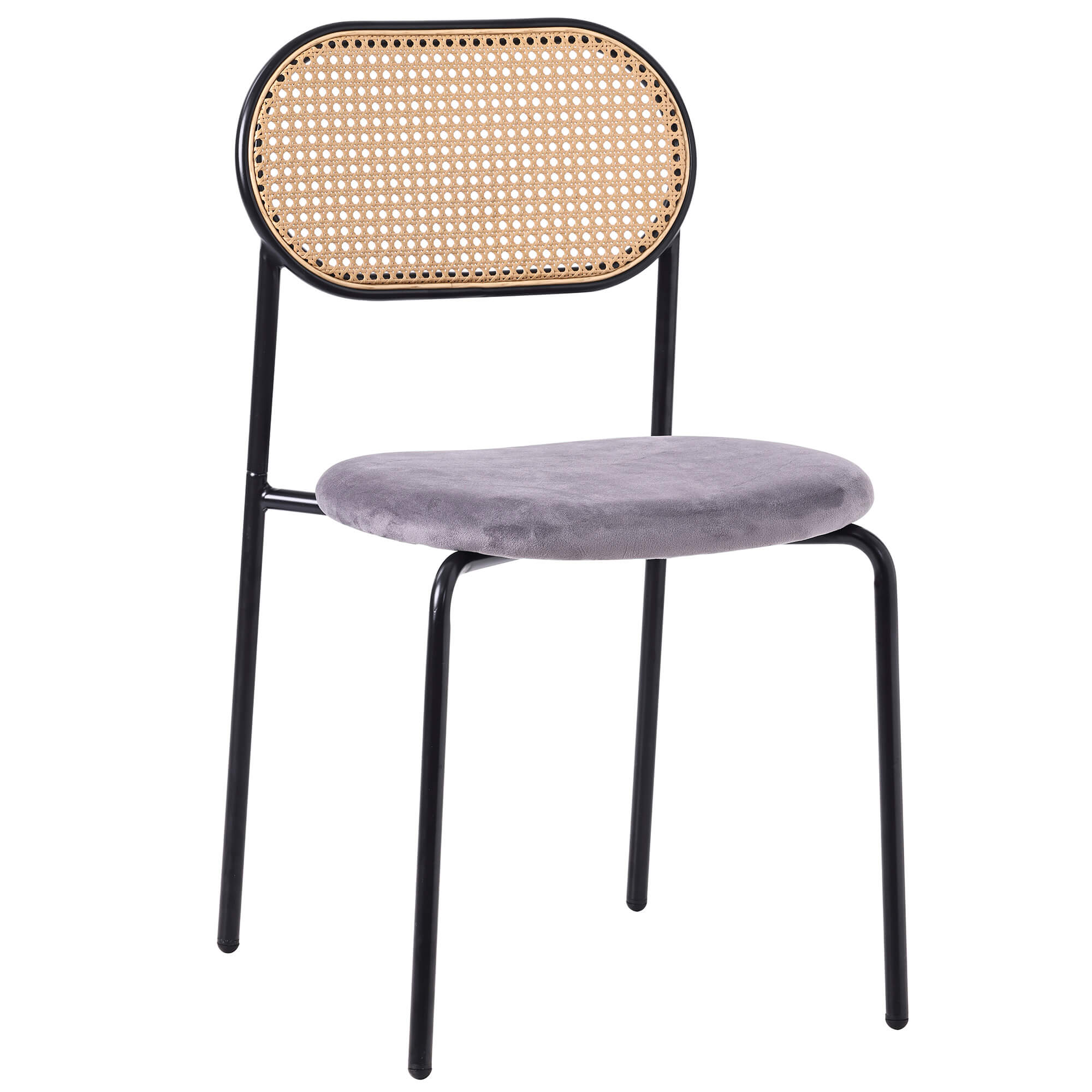 Cadeira-KEN-Cinzento--Veludo-