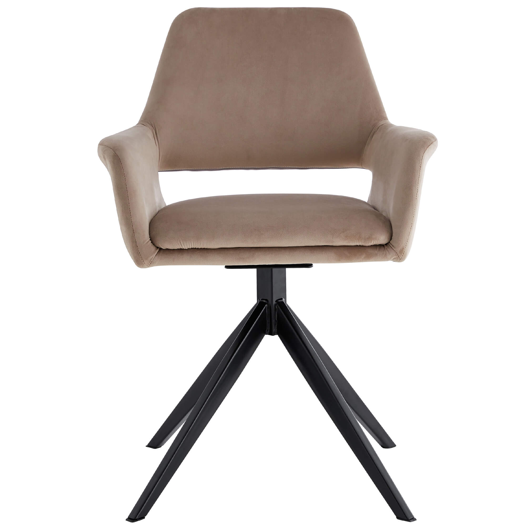 Cadeira-ANGELO-giratoria--360º--Taupe--Veludo-