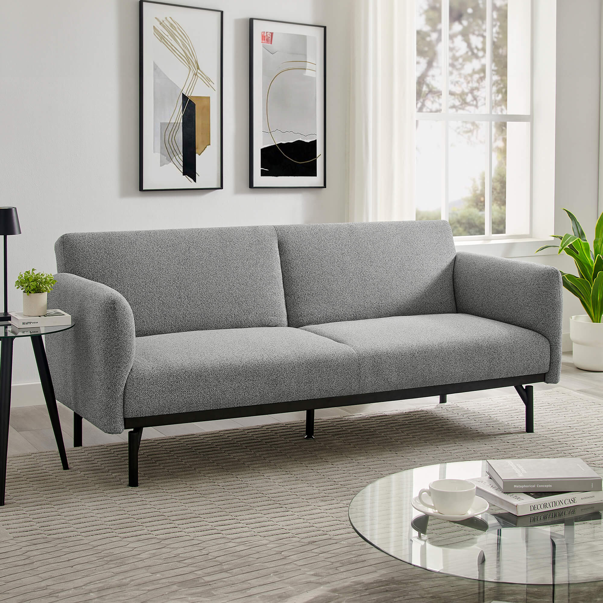Sofa-cama-TAMARA---Cinzento