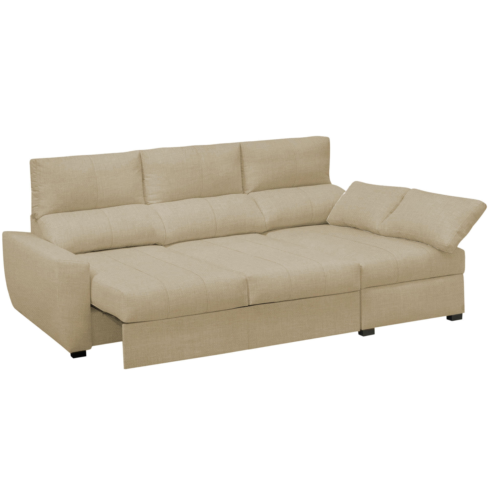 Sofa-chaise-longue-reversivel-BERLIM---Bege-Champanhe