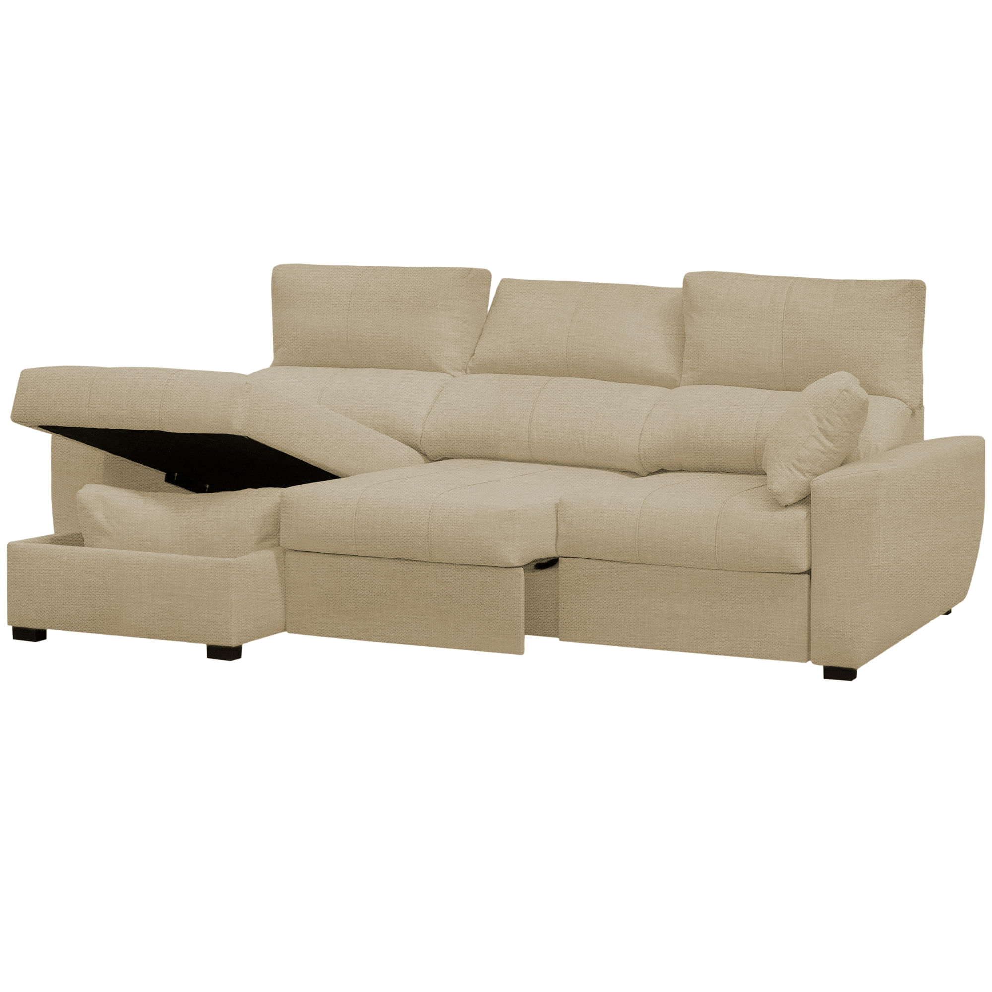 Sofa-chaise-longue-reversivel-BERLIM---Bege-Champanhe