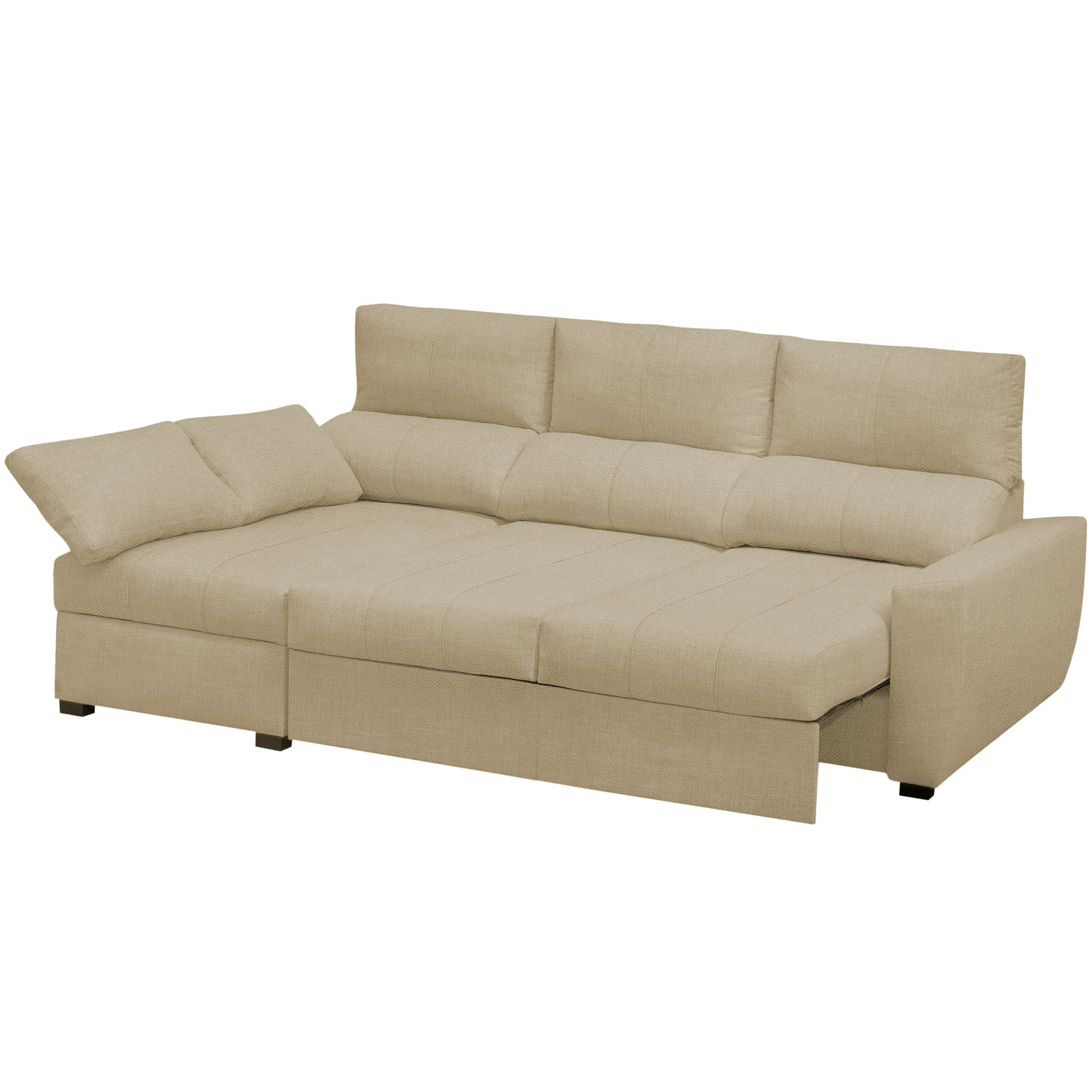 Sofa-chaise-longue-reversivel-BERLIM---Bege-Champanhe