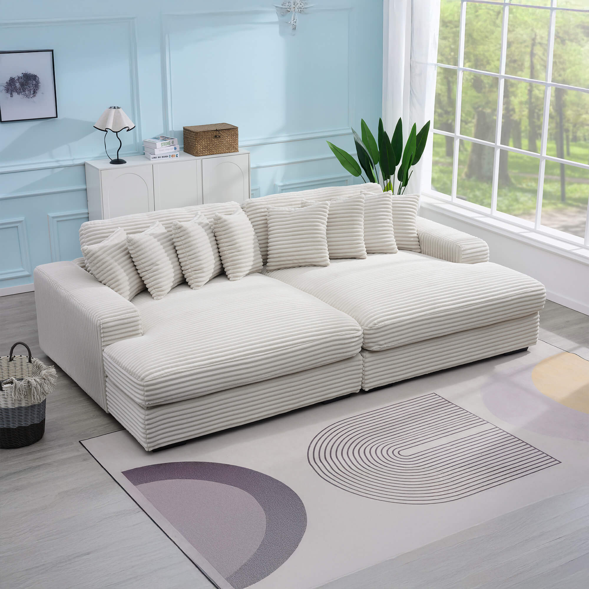 Sofa-TAITI-com-dupla-chaise-longue-Bege