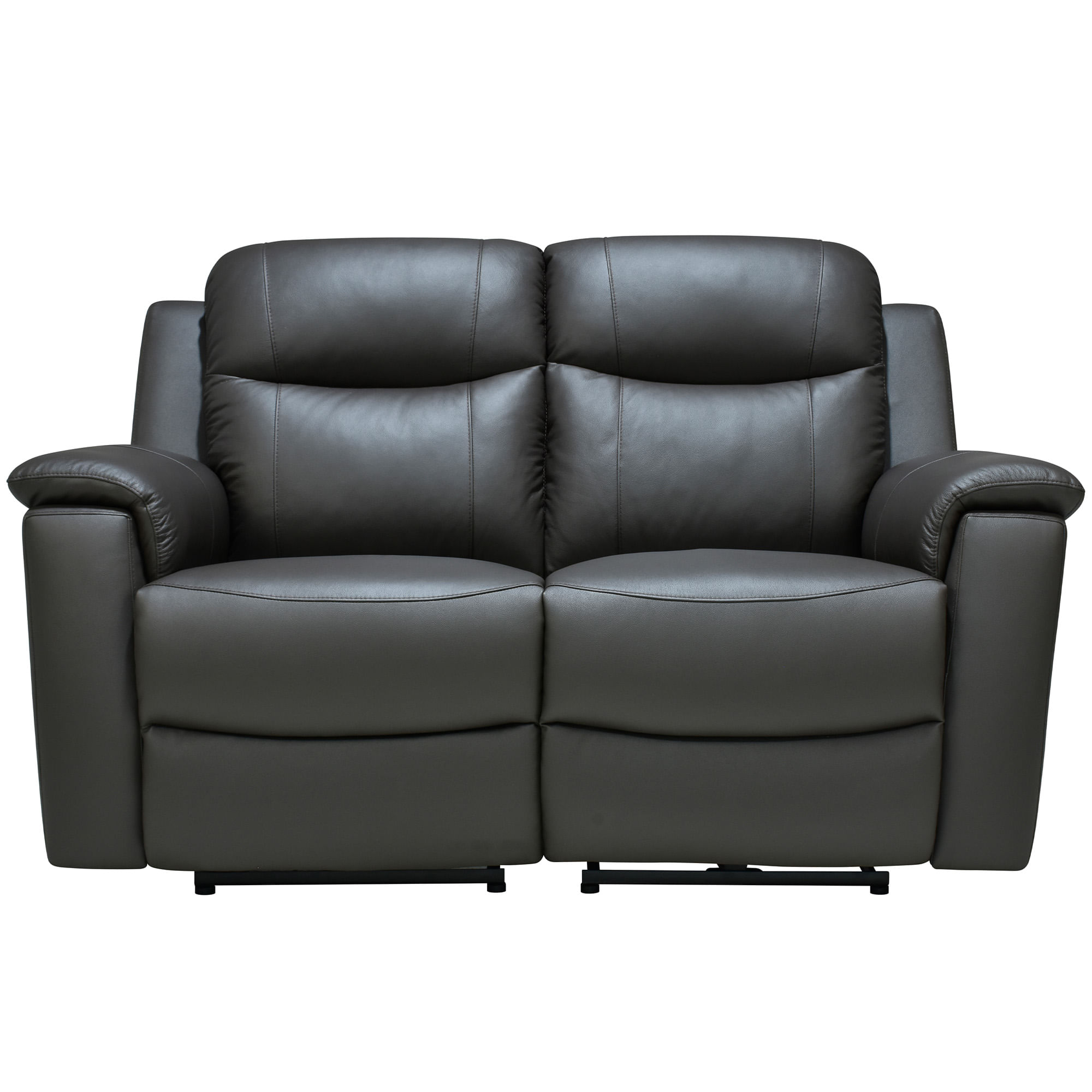 Sofa-2-lugares-APESENTEUR-relax-eletrico-Castanho-Escuro--Pele-Natural-