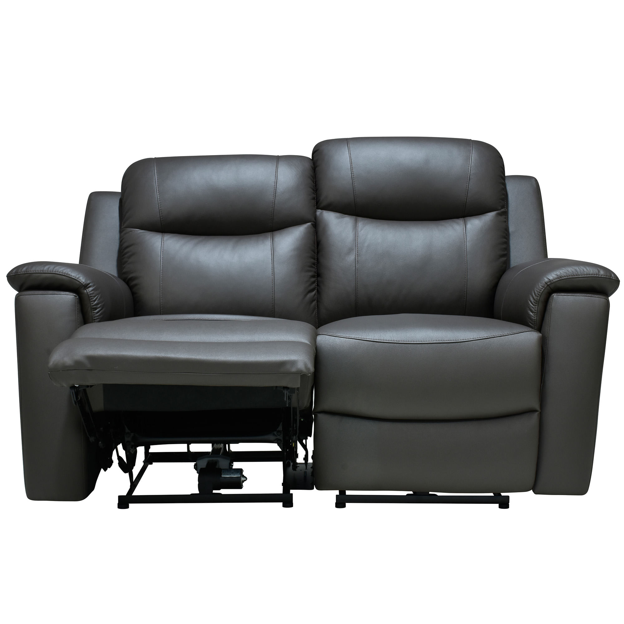 Sofa-2-lugares-APESENTEUR-relax-eletrico-Castanho-Escuro--Pele-Natural-