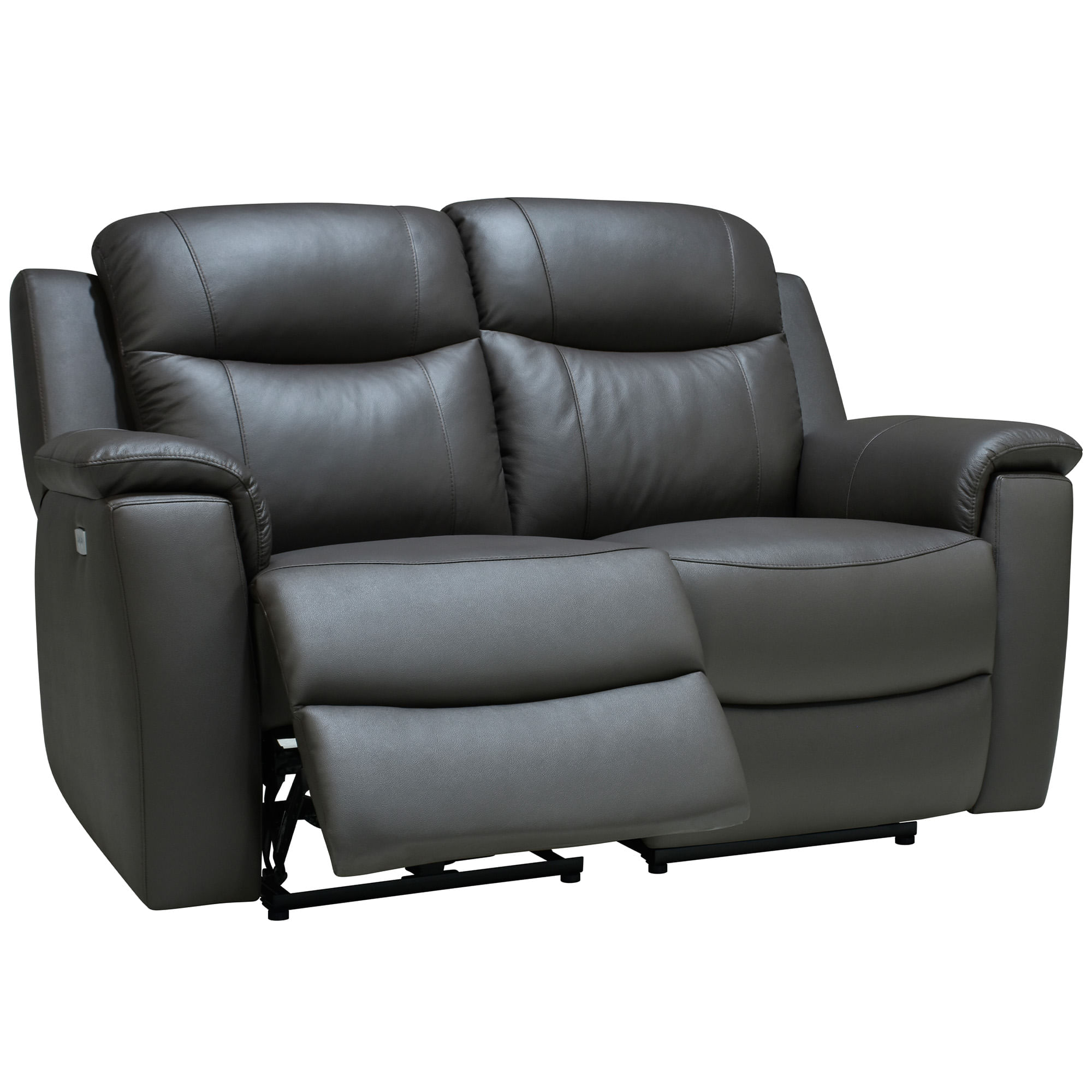 Sofa-2-lugares-APESENTEUR-relax-eletrico-Castanho-Escuro--Pele-Natural-