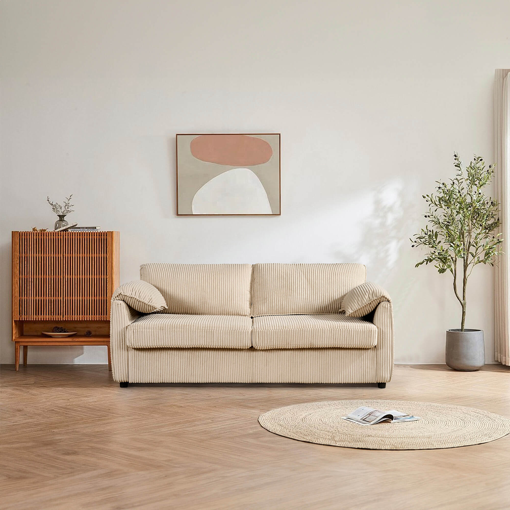 Sofa-de-3-lugares-BUDDY-com-cama-Bege