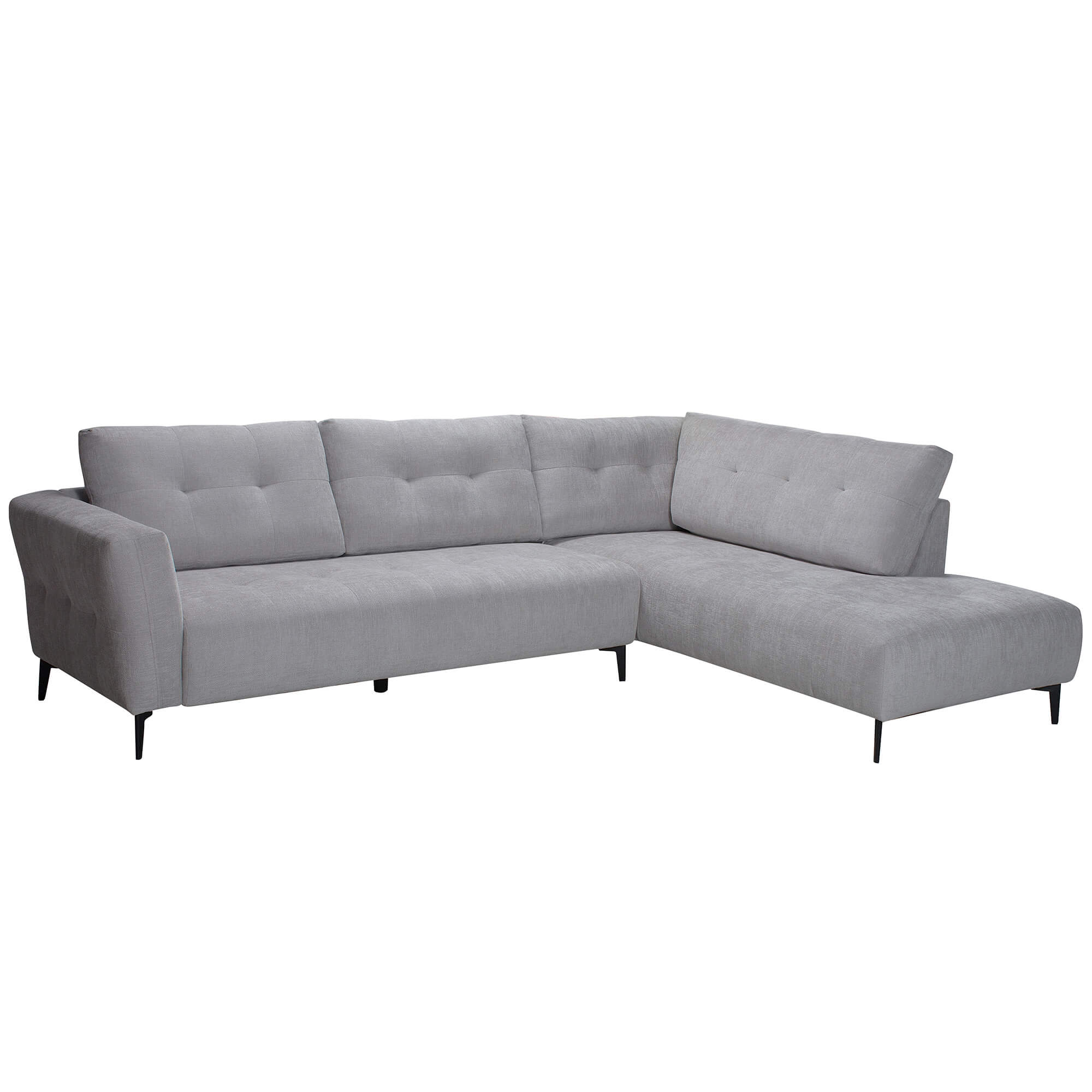 Sofa-de-canto-ARABELLA-Cinzento-Claro---Direita