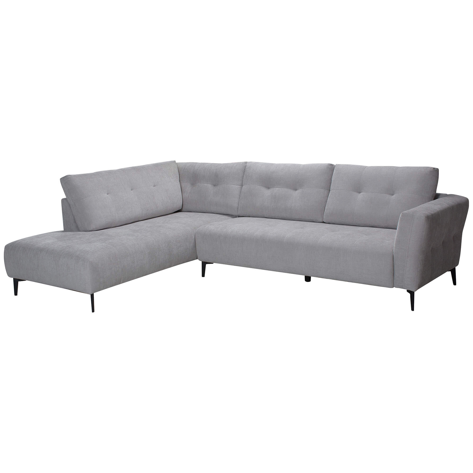 Sofa-de-canto-ARABELLA-Cinzento-Claro---Esquerda