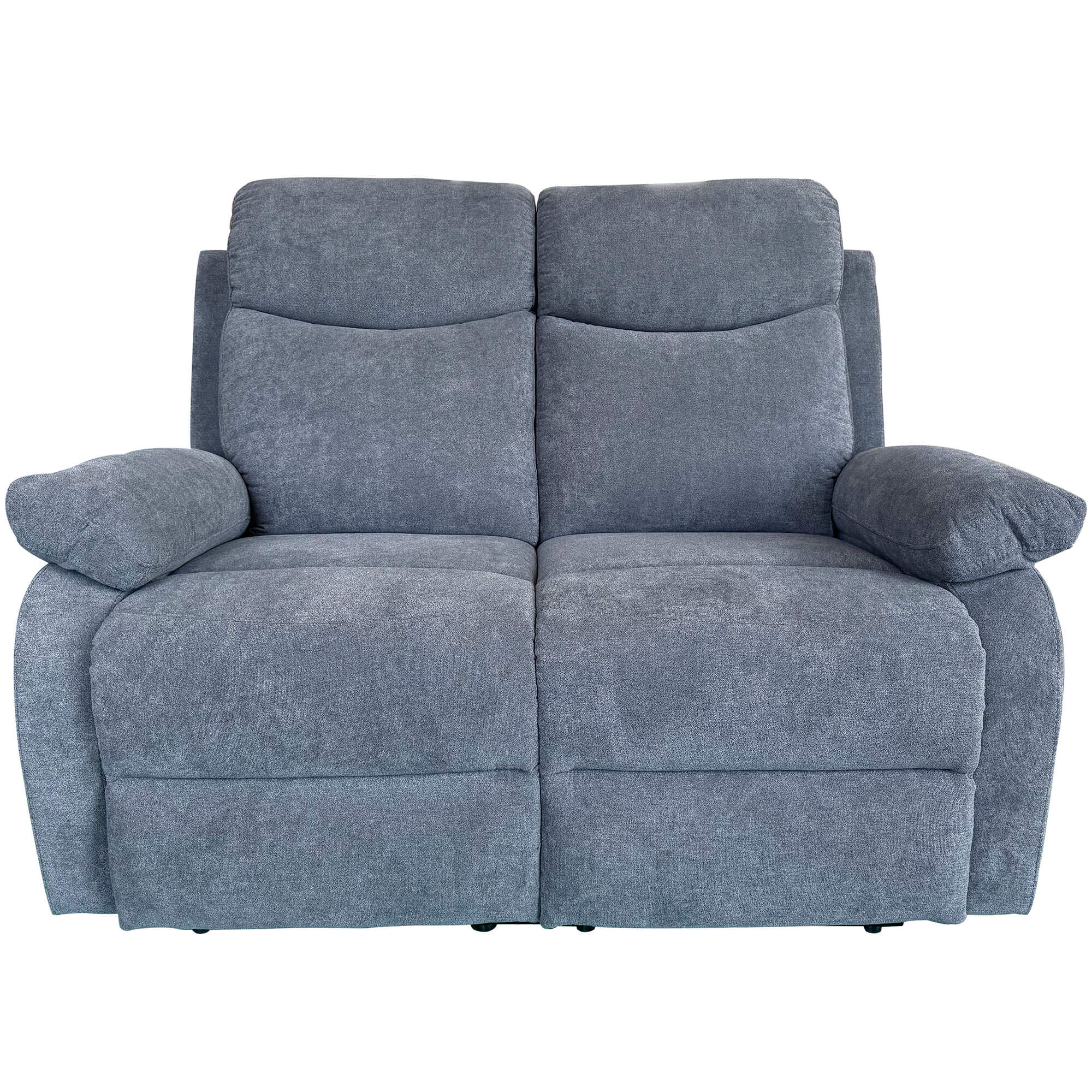 Sofa-2-lugares-VICKY-relax-manual-Cinzento