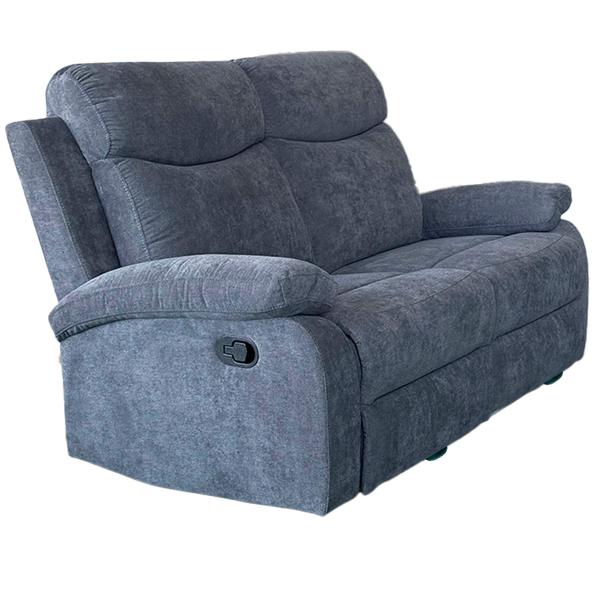 Sofa-2-lugares-VICKY-relax-manual-Cinzento