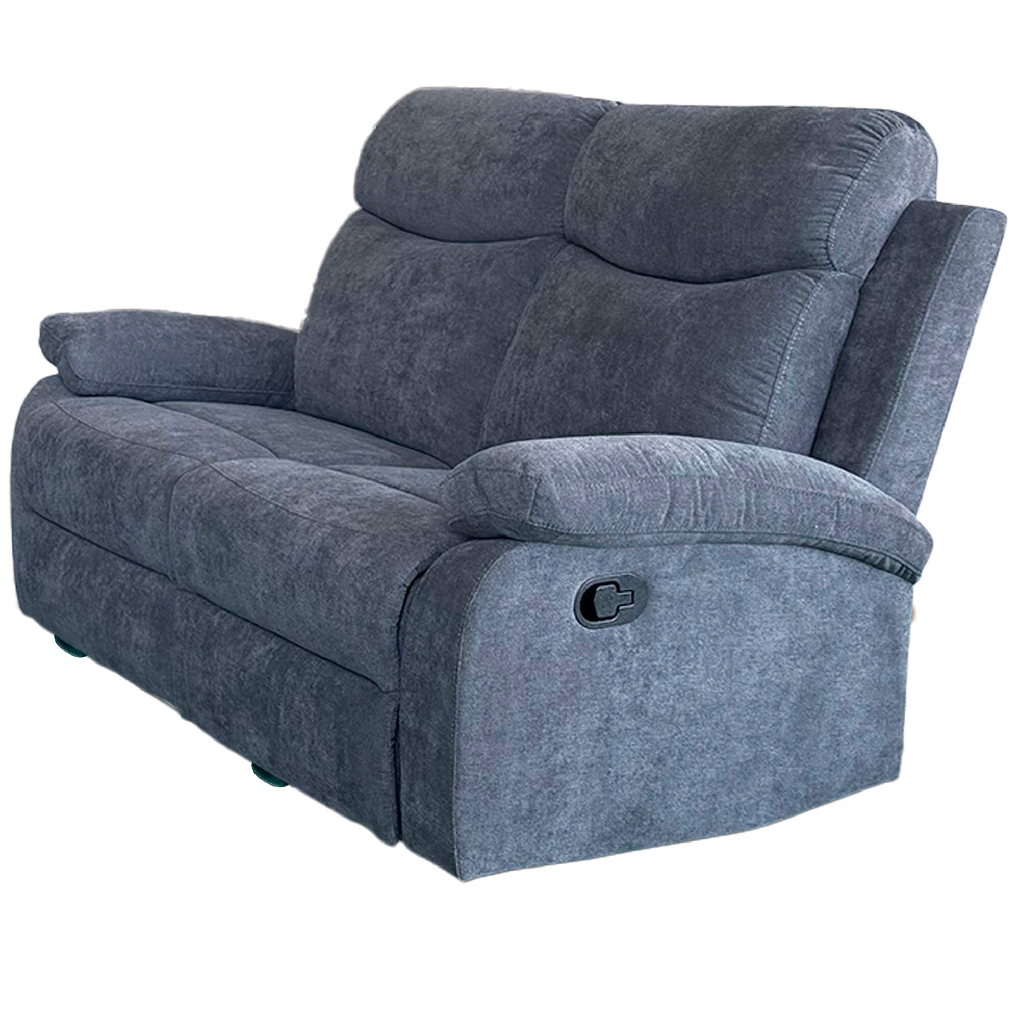 Sofa-2-lugares-VICKY-relax-manual-Cinzento