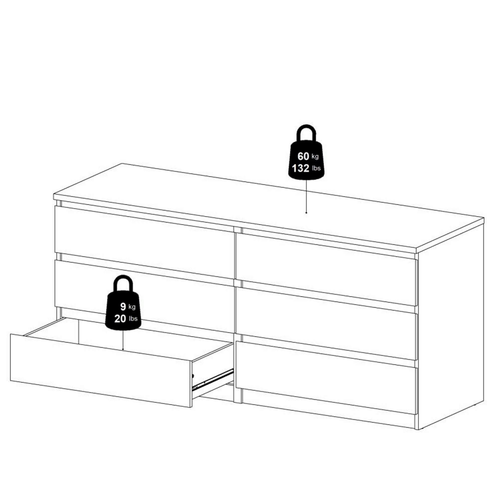 Comoda-NEW-MATRIX-SHINY-6-gavetas---Branco-Brilho