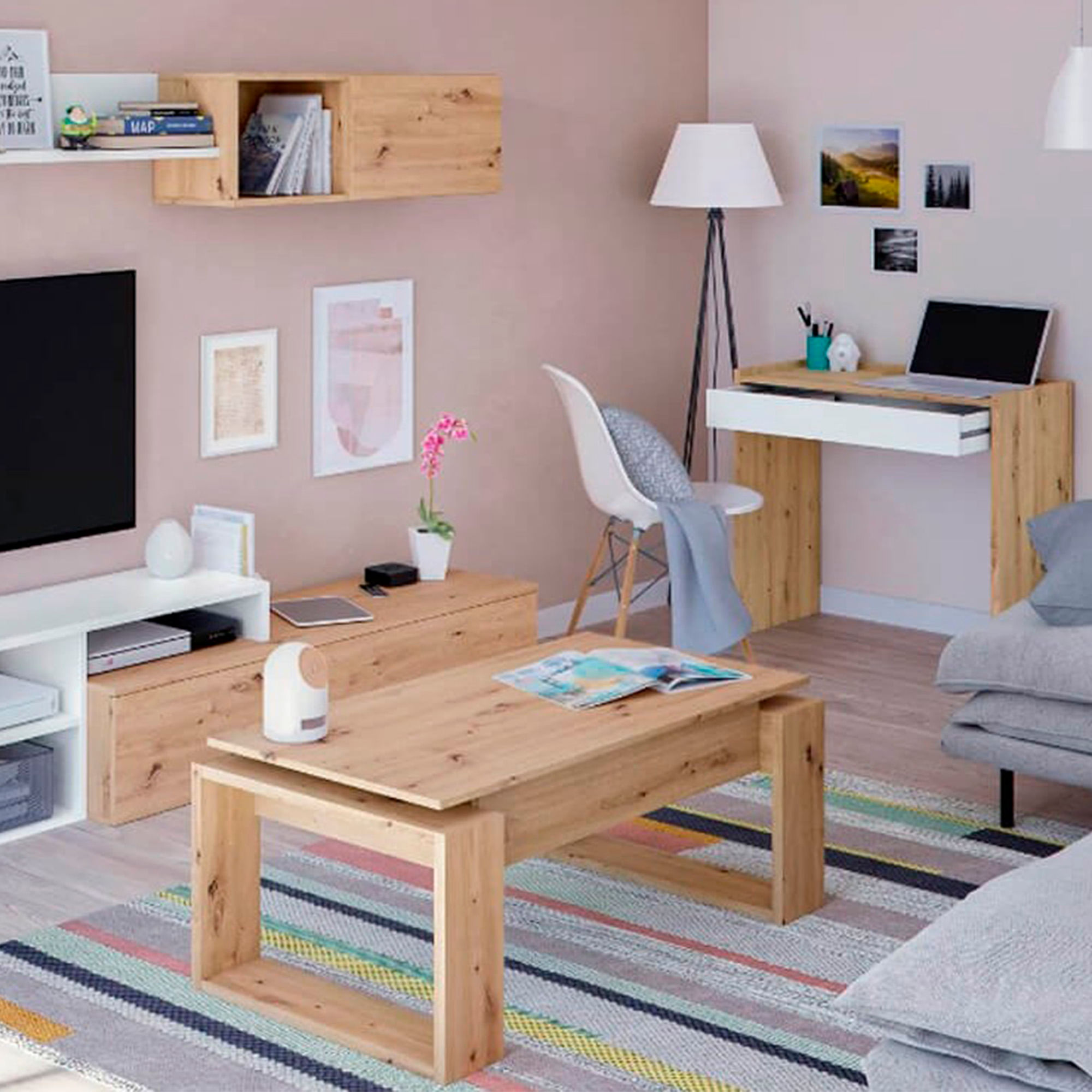 Consola-MOSS---Carvalho-e-Branco-Mate