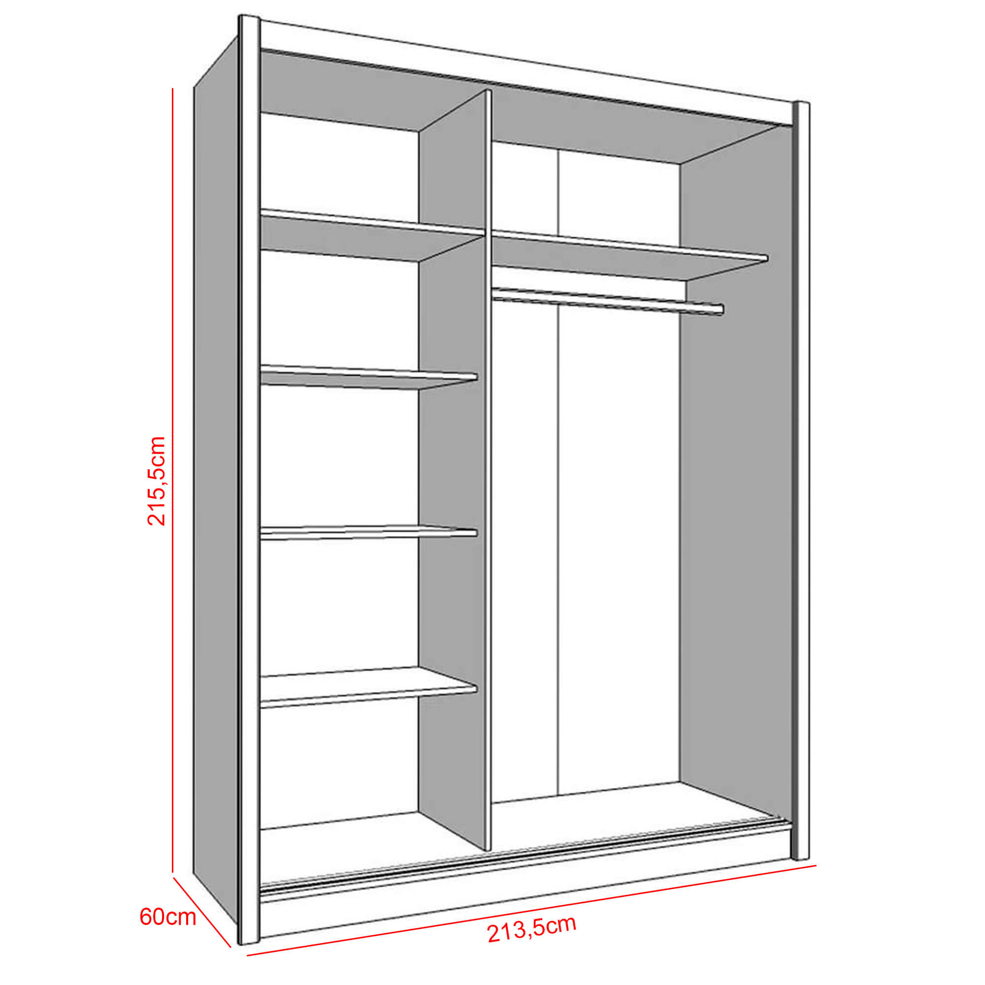 Roupeiro-NAVARA--215cm--com-espelho-Carvalho-Artesanato