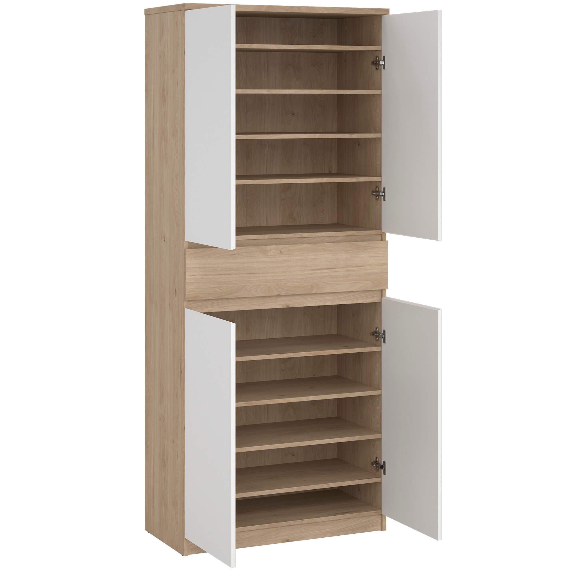 Sapateira-NEW-MATRIX---Carvalho-e-Branco