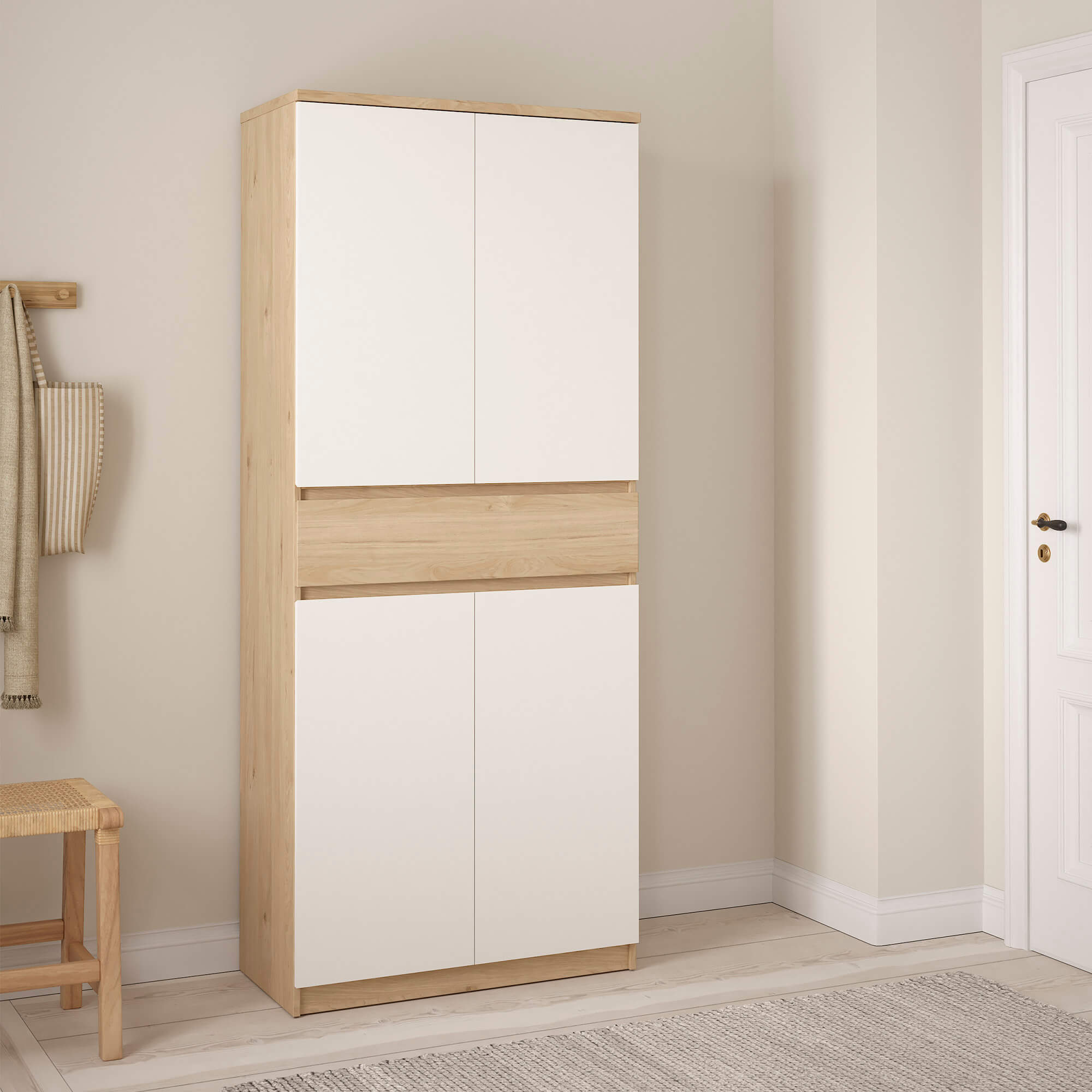 Sapateira-NEW-MATRIX---Carvalho-e-Branco