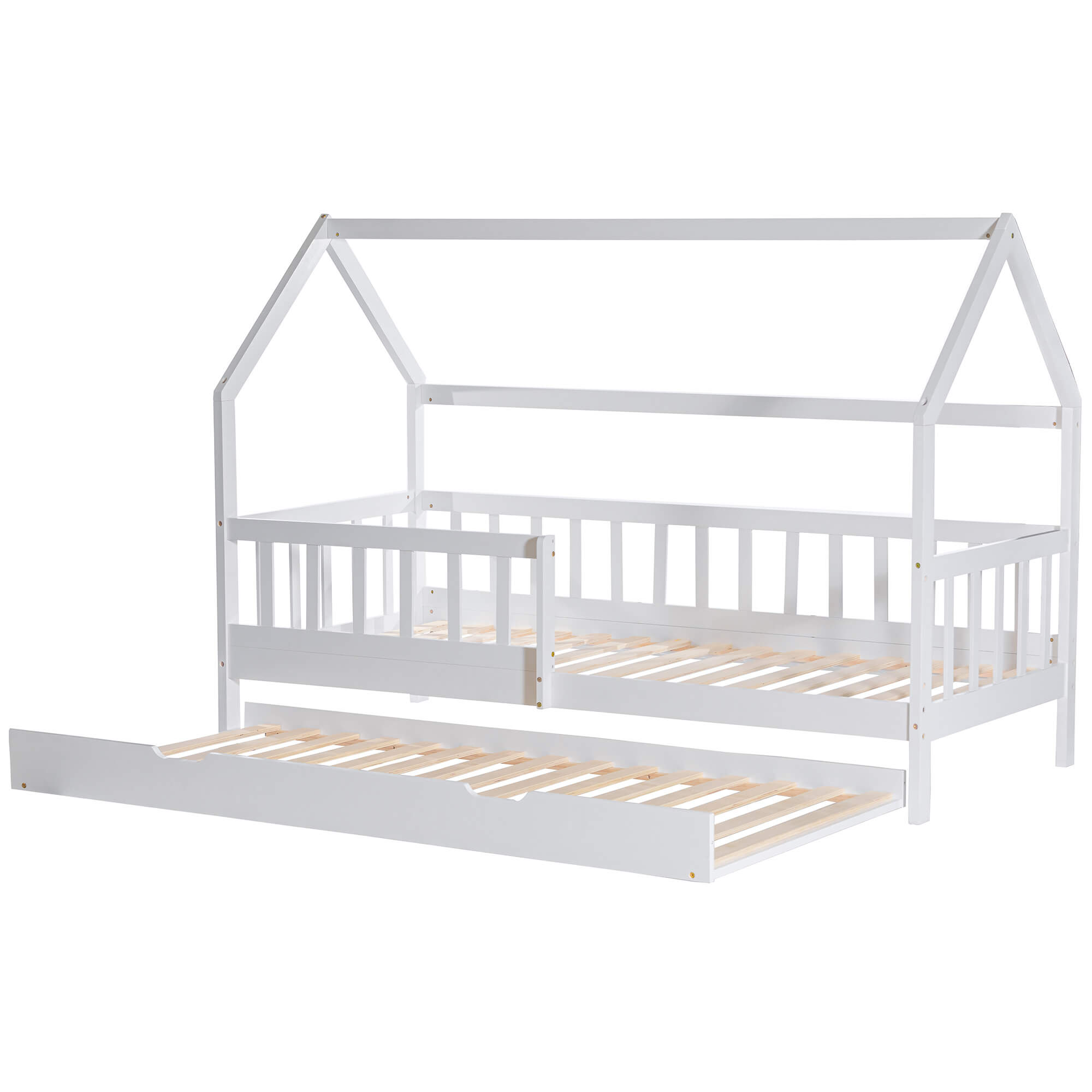 Pack-cama-dupla-LA-BELLE---Colchao-SPRING-ROLLER---Colchao-KID-ROLLER---Branco