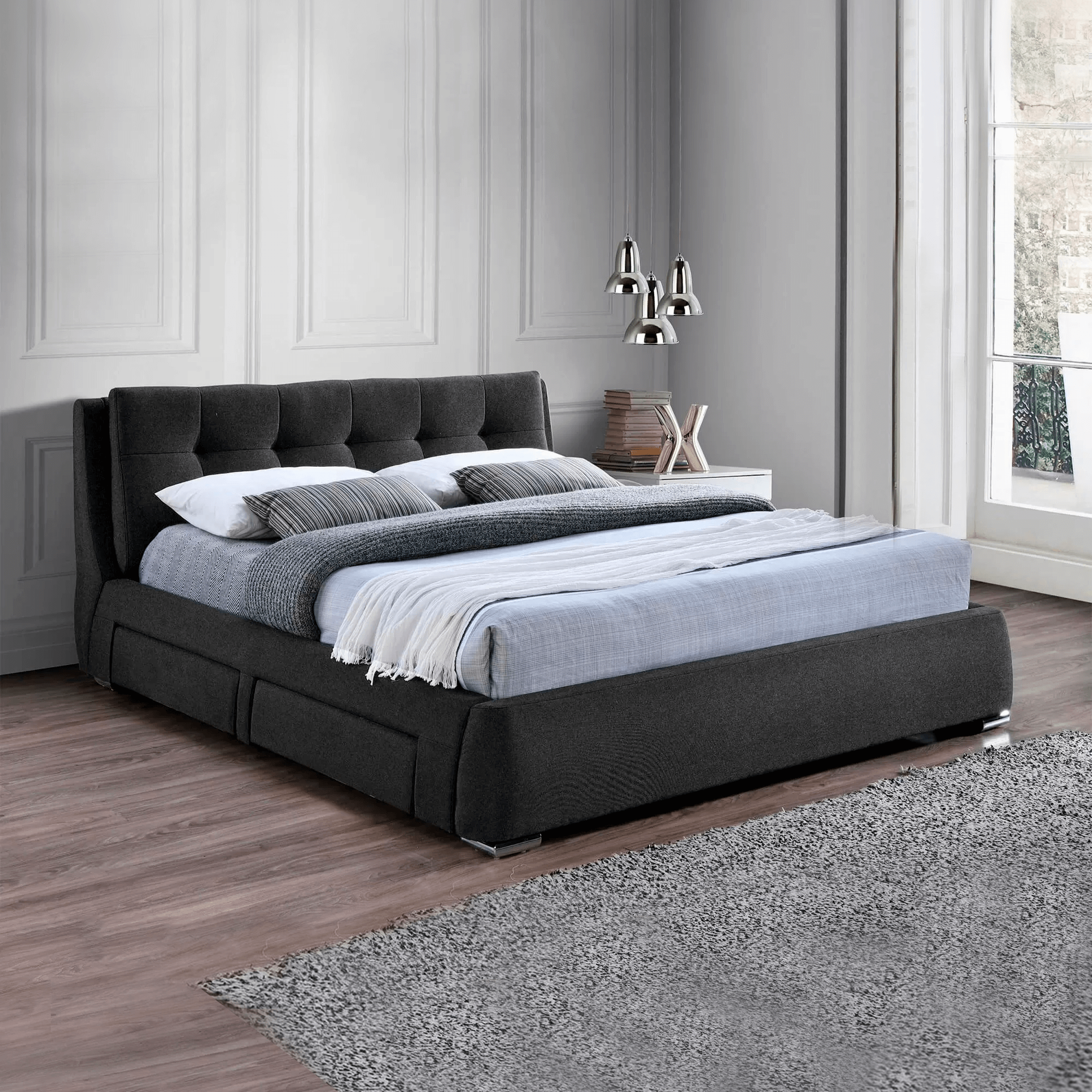 Pack-cama-de-casal-ANTONIO---colchao-NEW-PALACIO-Antracite---180x200cm