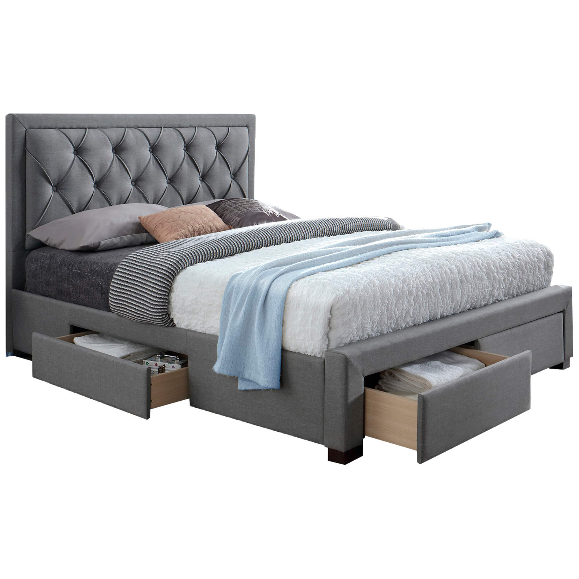Pack-cama-de-casal-BIA---colchao-NEW-PALACIO-Cinzento