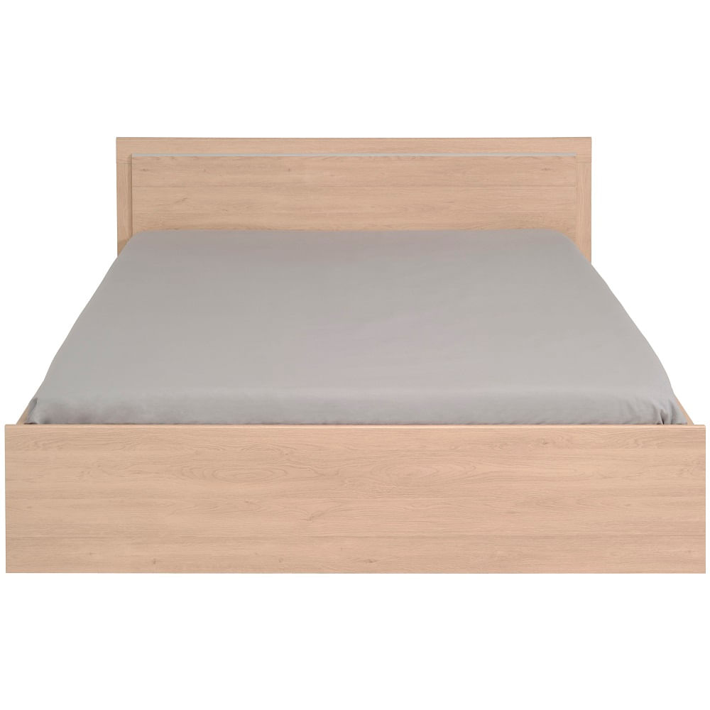 Pack-cama-de-casal-NOEMIA---colchao-SPRING-ROLLER-Carvalho---140x190cm