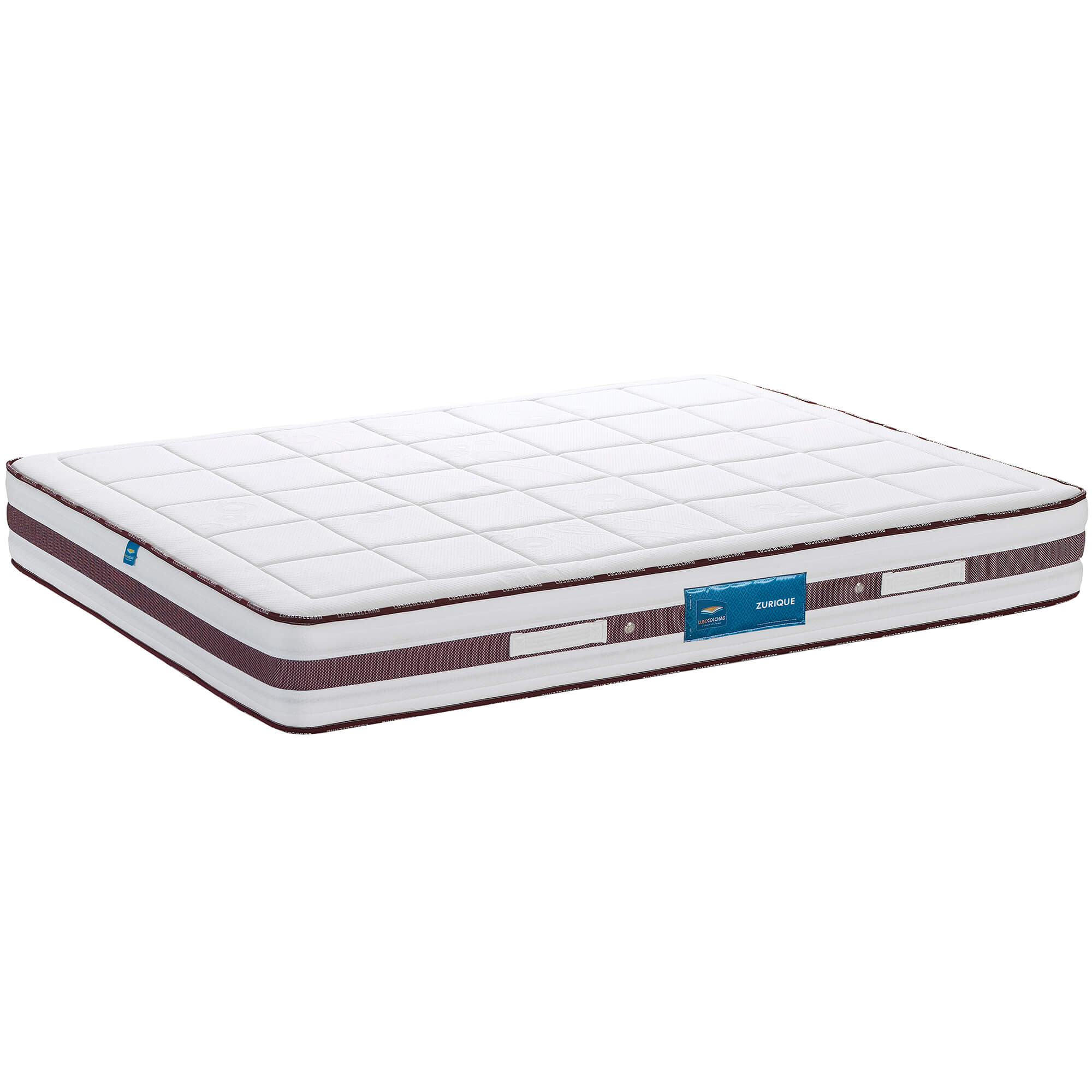 Pack-cama-de-casal-PARIS---colchao-ZURIQUE-Carvalho-Natura-e-Branco---150x195cm
