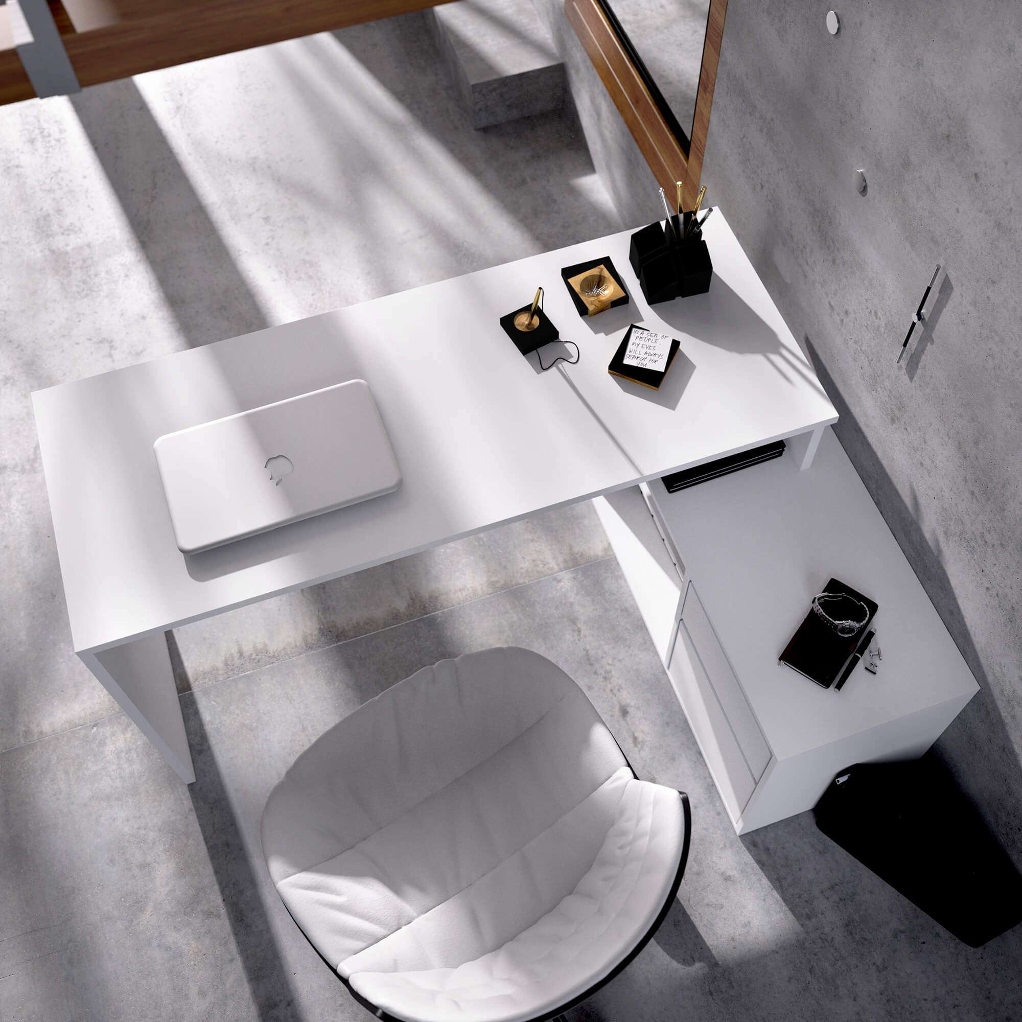 Secretaria-reversivel-ROXIE---Branco