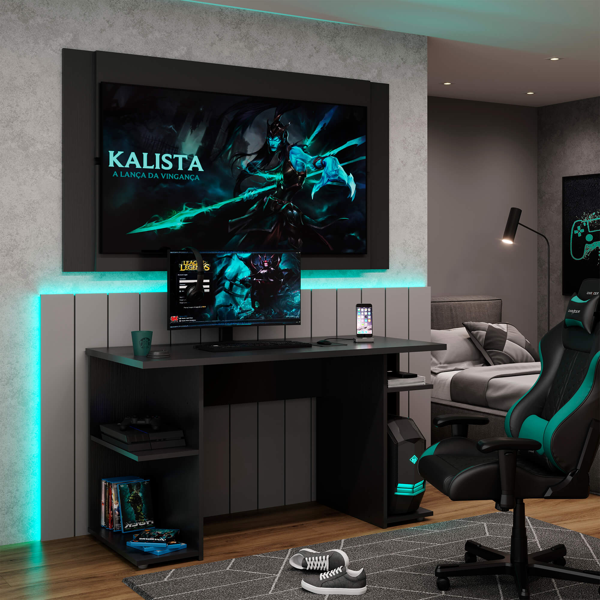 Secretaria-gamer-JINX---Preto