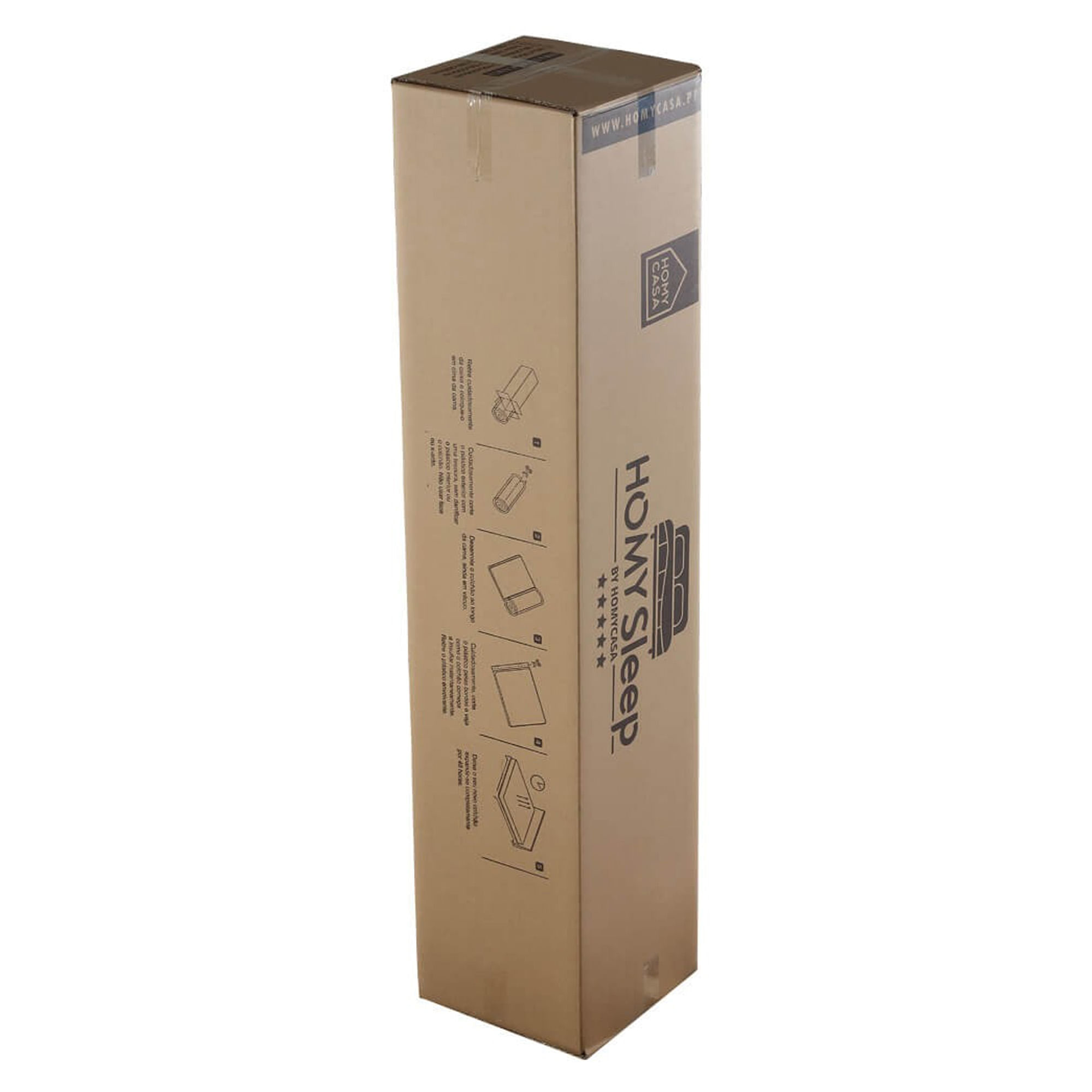 Pack-cama-de-casal-elevatoria-ALBERTO-II---colchao-NEW-PALACIO-Cinzento-Claro