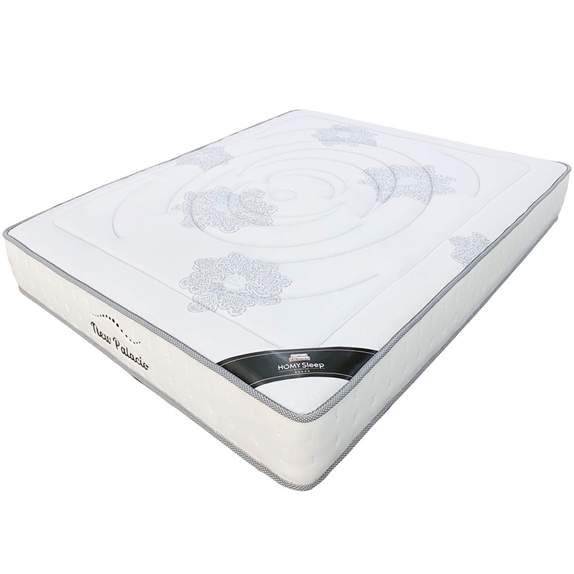 Pack-cama-de-casal-NELIA---colchao-NEW-PALACIO-Bege---160x200cm