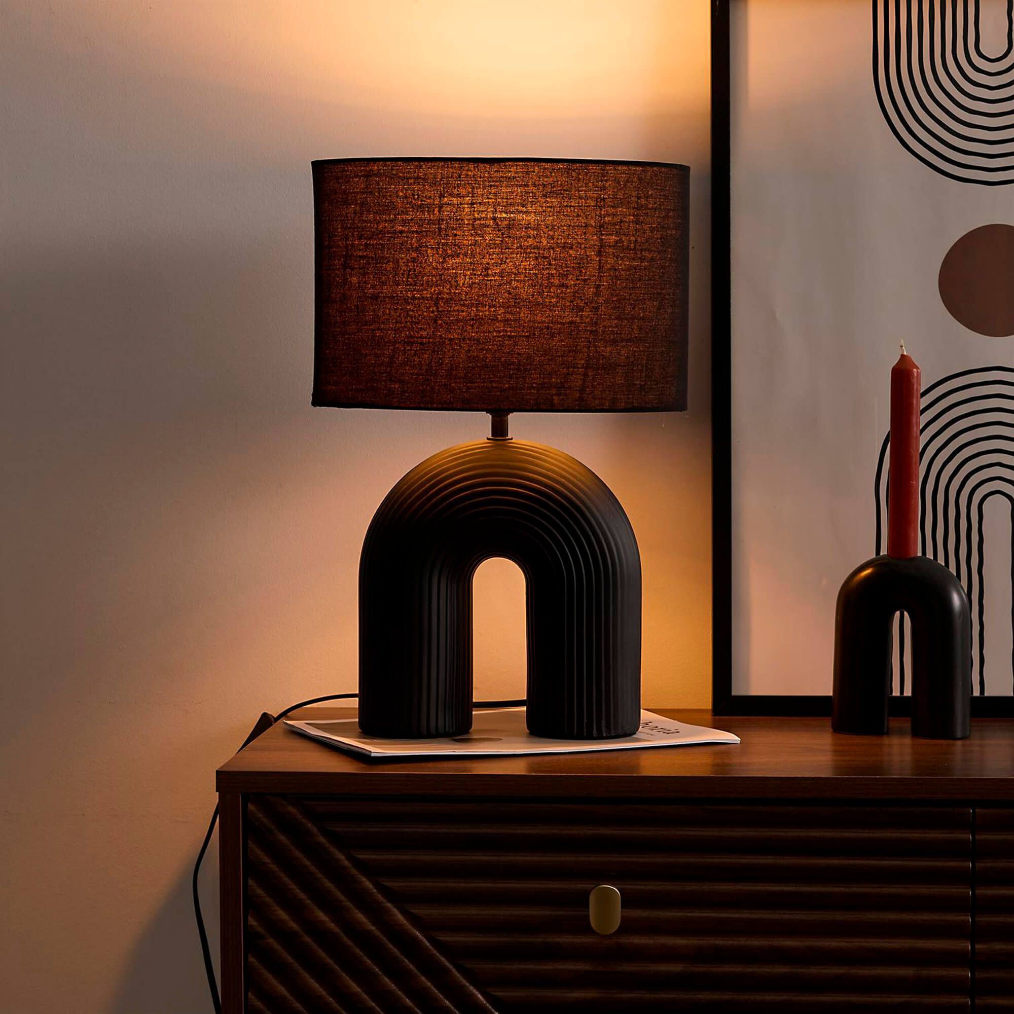 Candeeiro-de-mesa-ARCHI---Preto