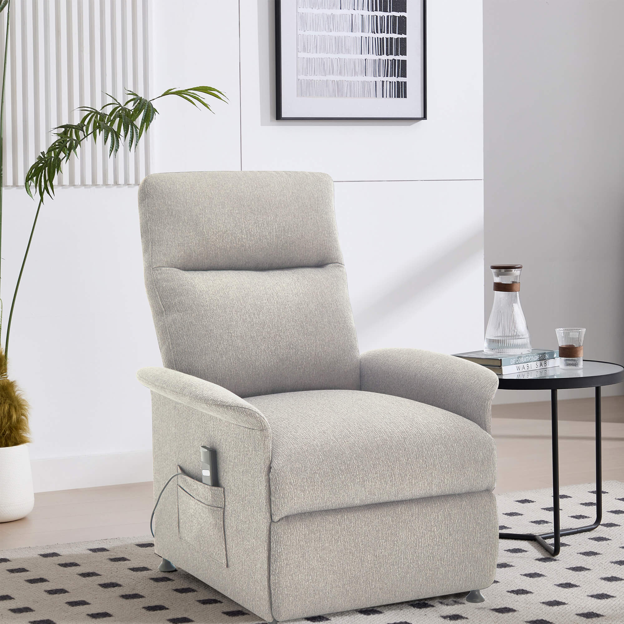 Poltrona-reclinavel-relax-PUSHING-eletrica---Bege