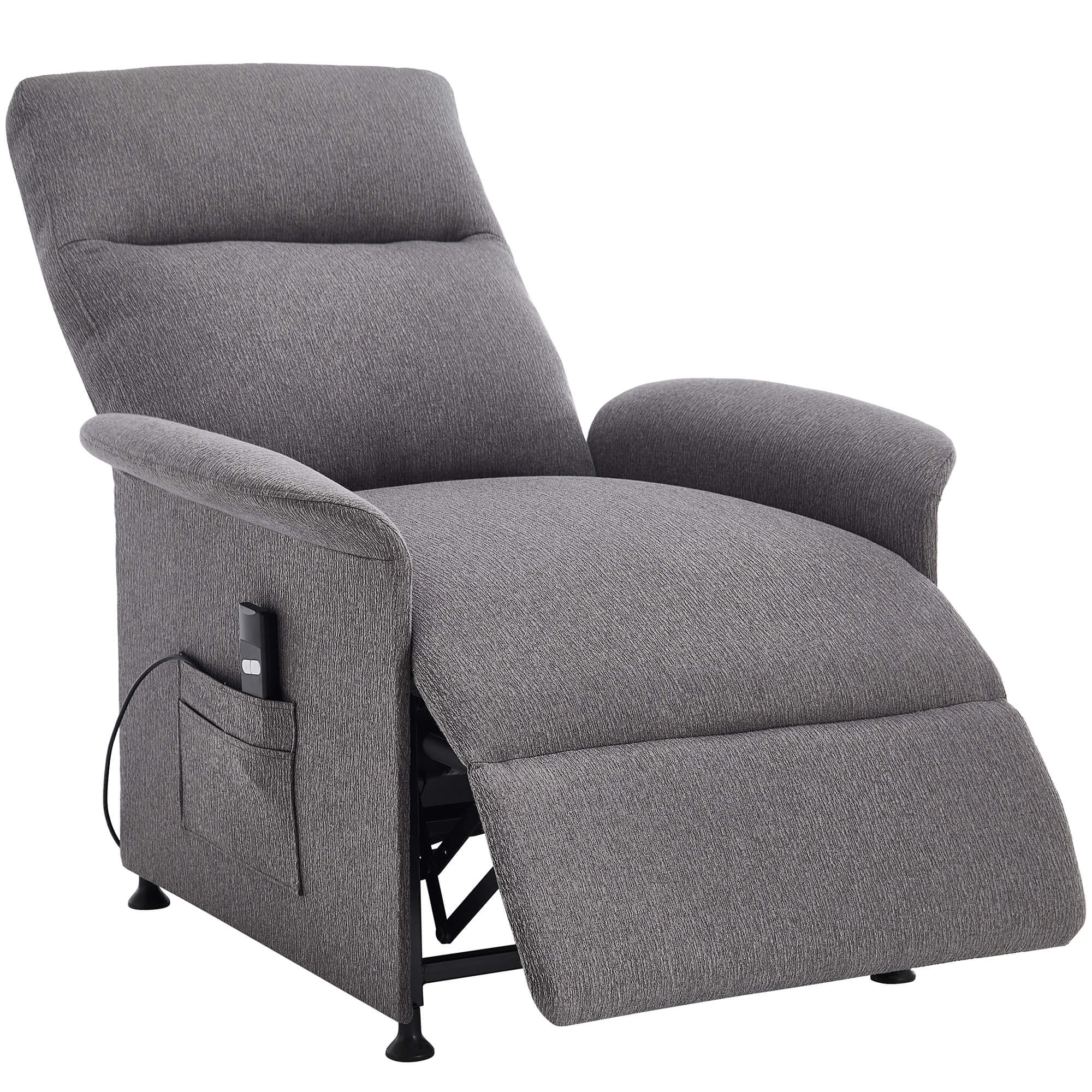 Poltrona-reclinavel-relax-PUSHING-eletrica---Cinzento