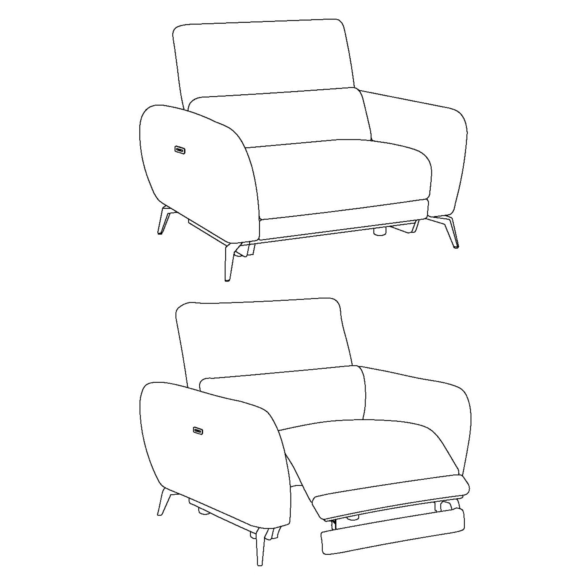 Sofa-de-1-lugar-ELISA-eletrico-Cinzento-Claro
