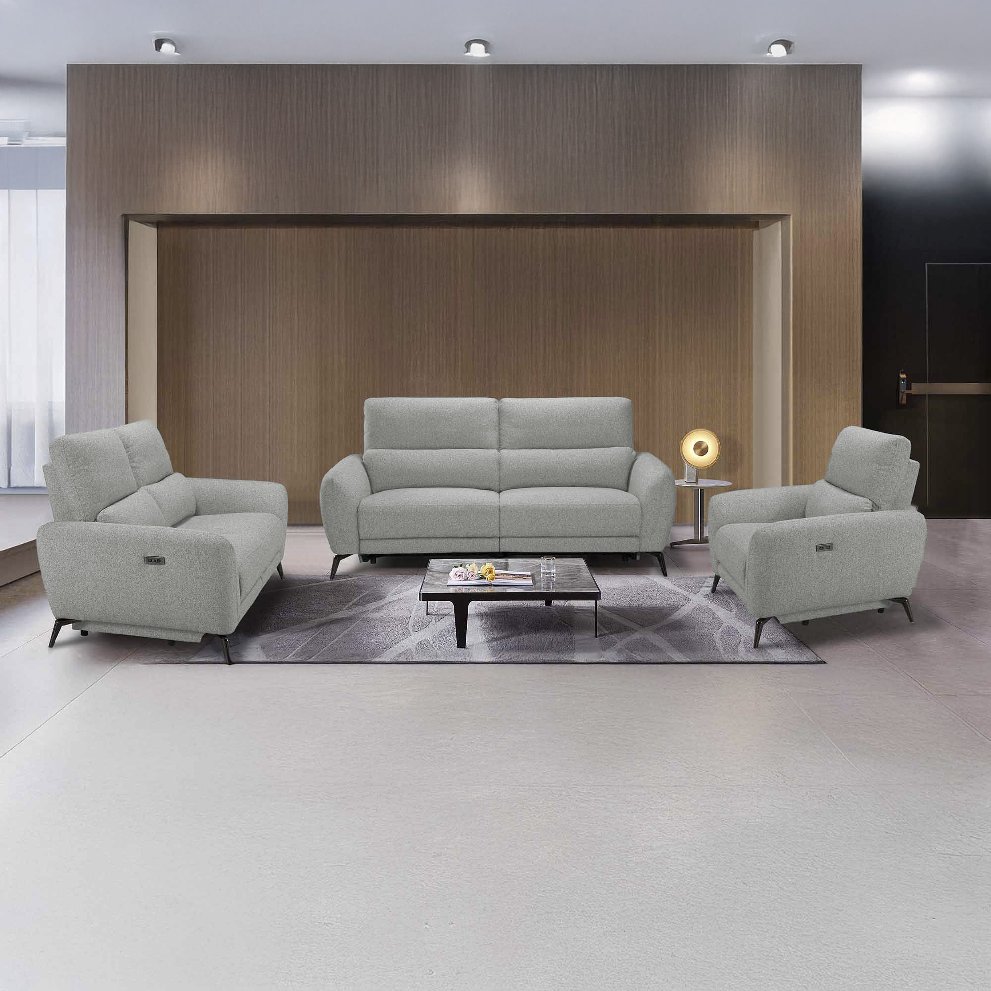 Sofa-3-lugares-ELISA-relax-eletrico-Cinzento-Claro