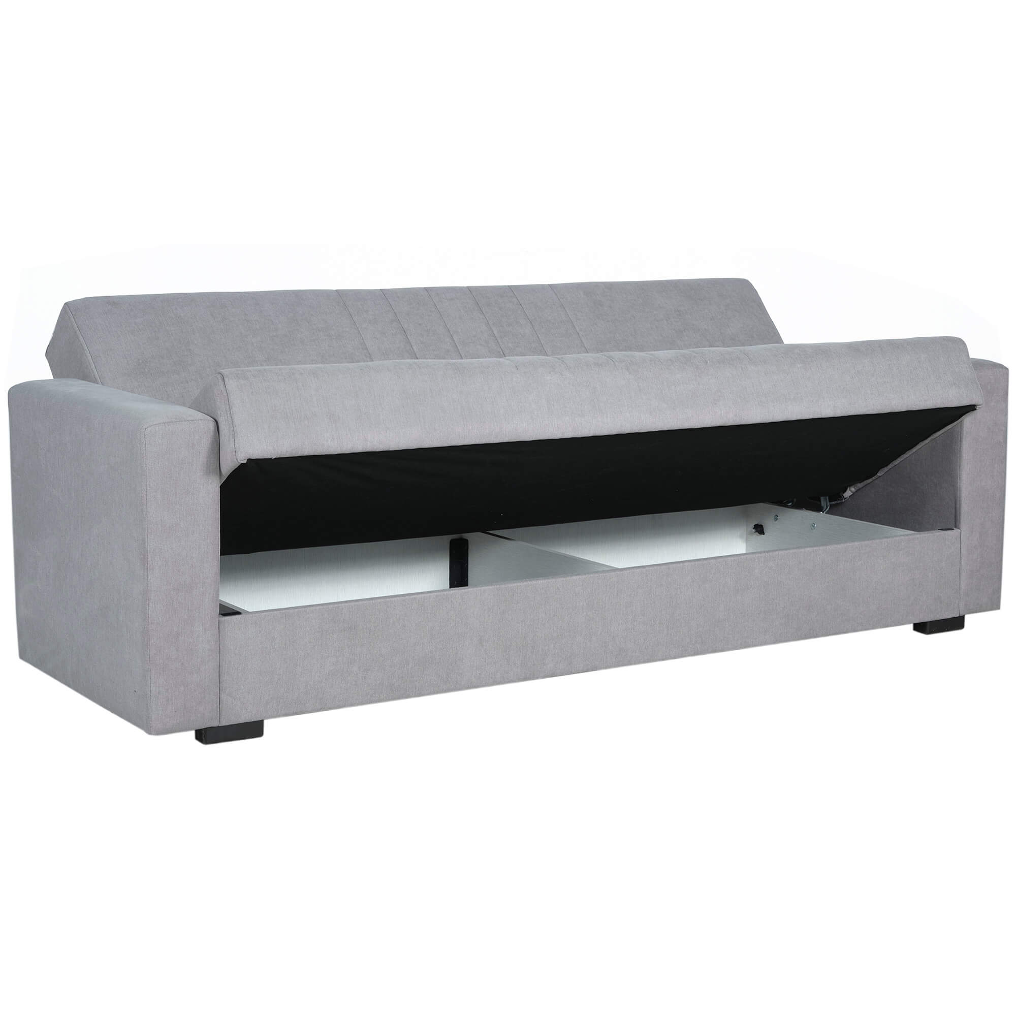 Sofa-cama-TOP-STAR-com-bau---Cinzento