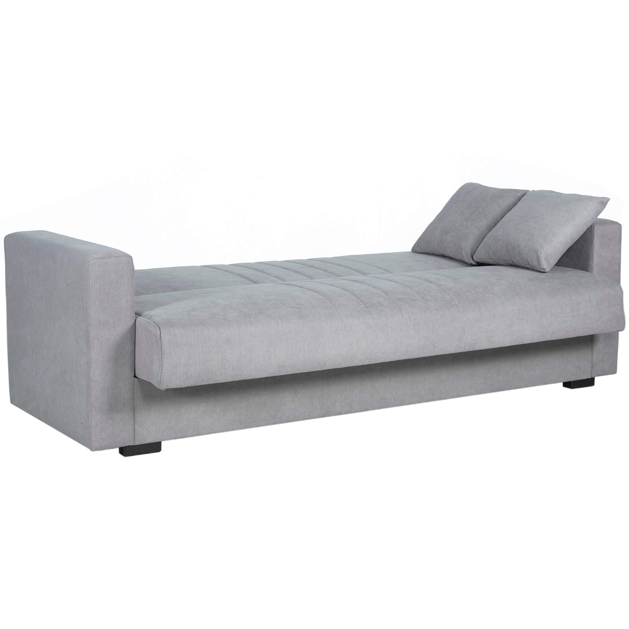 Sofa-cama-TOP-STAR-com-bau---Cinzento